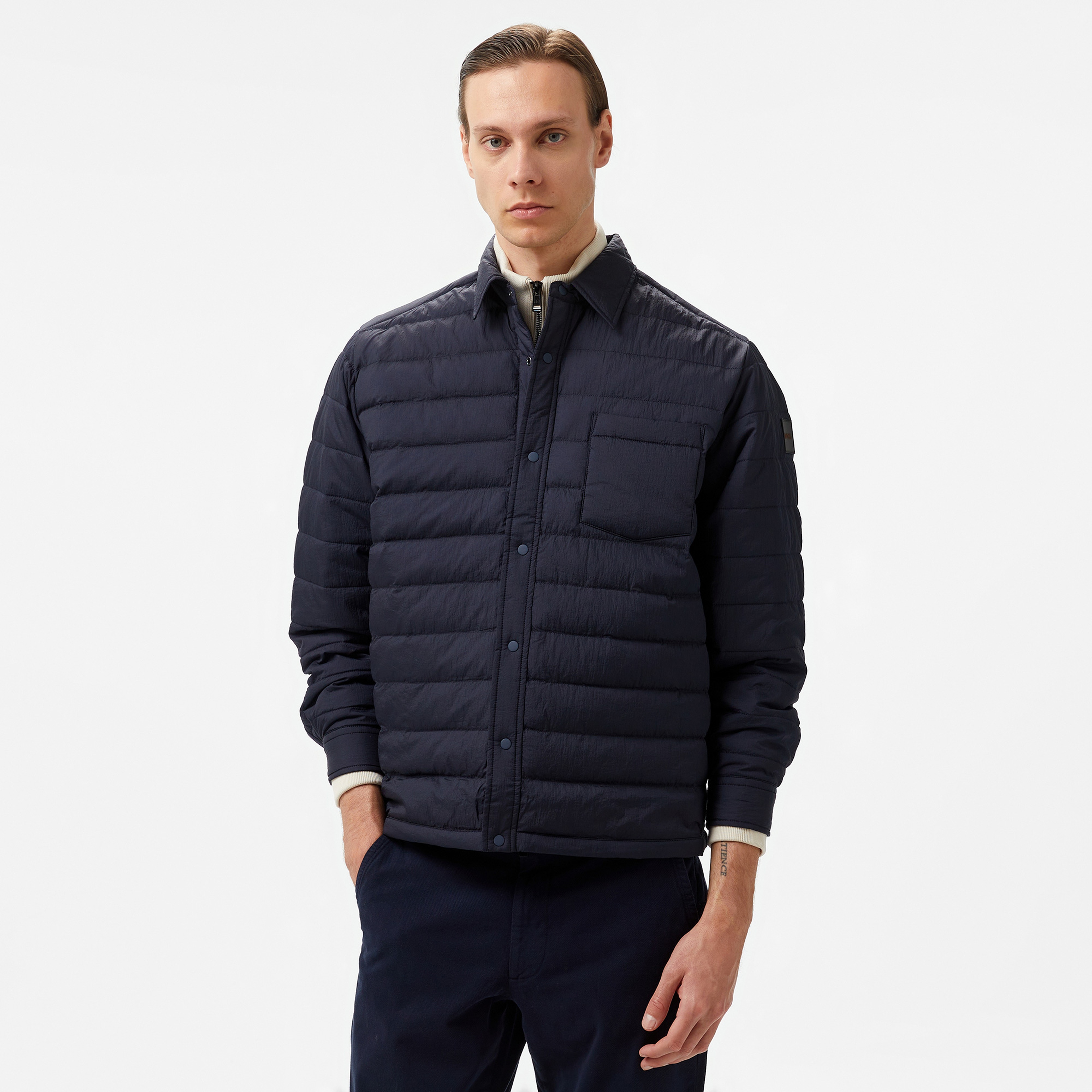 Boss Lambizzo Erkek Lacivert Mont