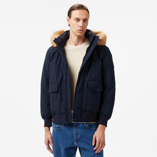 Tommy Hilfiger Rockie Down Erkek Mavi Bomber Mont