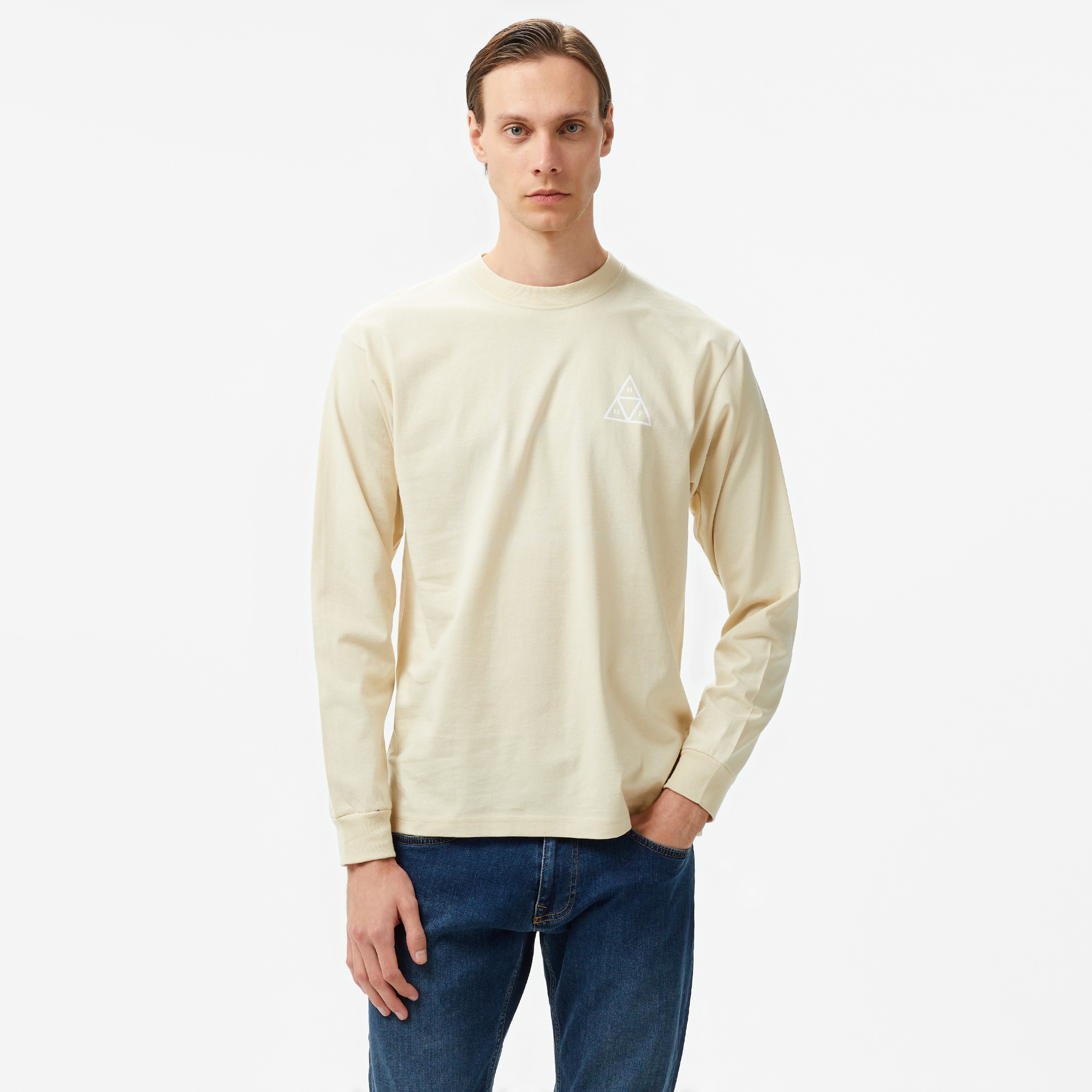 HUF Set Erkek Gri T-Shirt