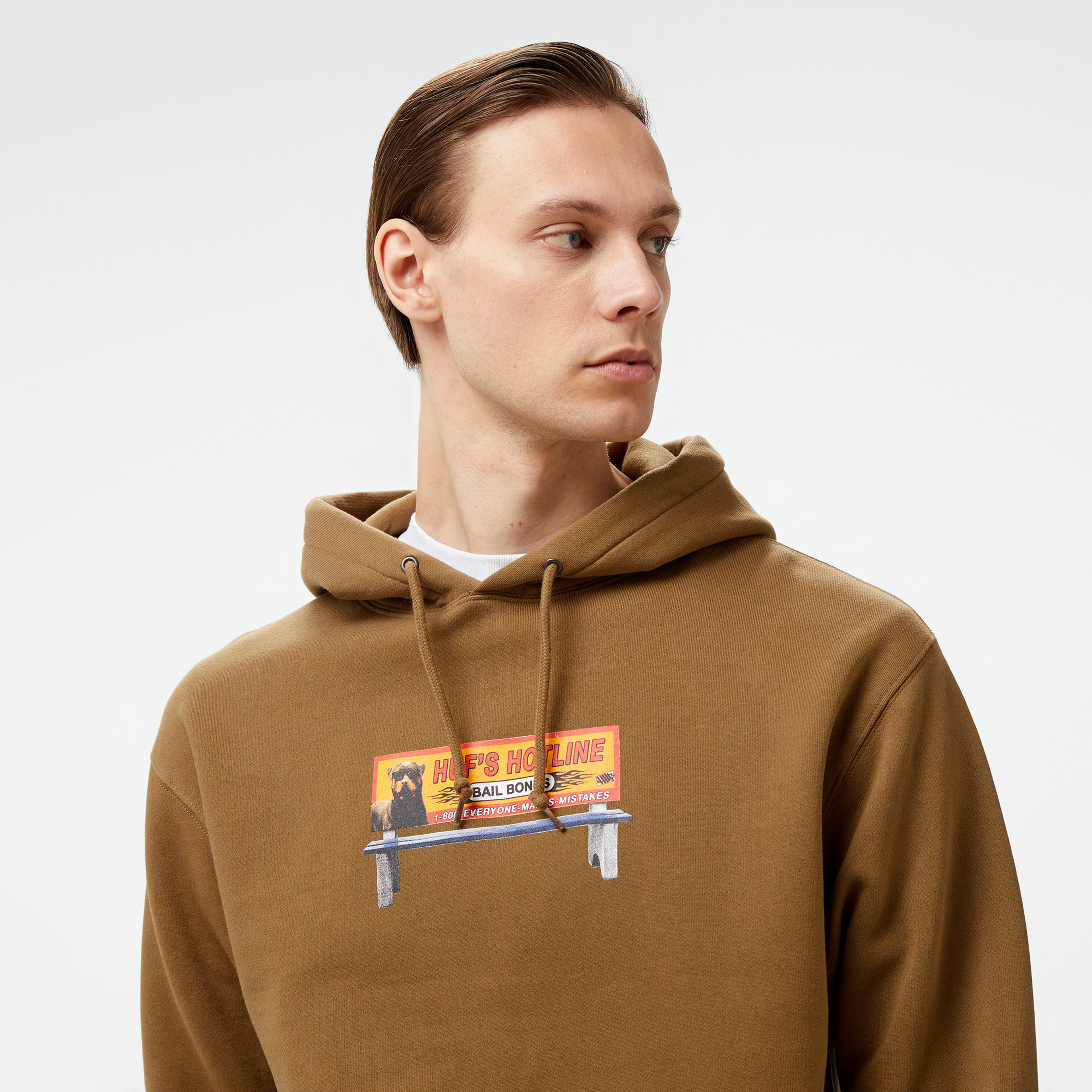 HUF Bail Bonds Pullover Erkek Gri Sweatshirt