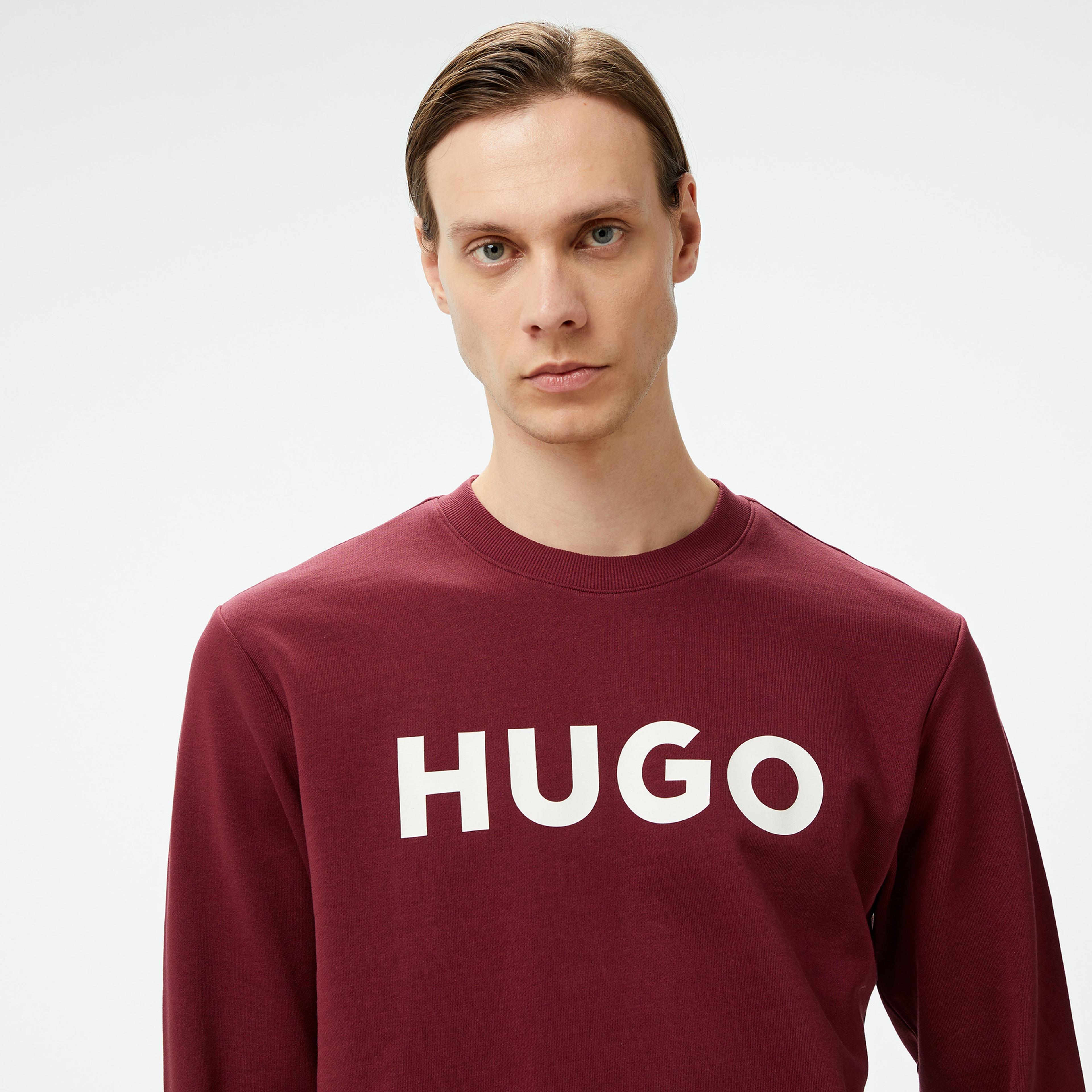 Hugo Dem Erkek Bordo Sweatshirt