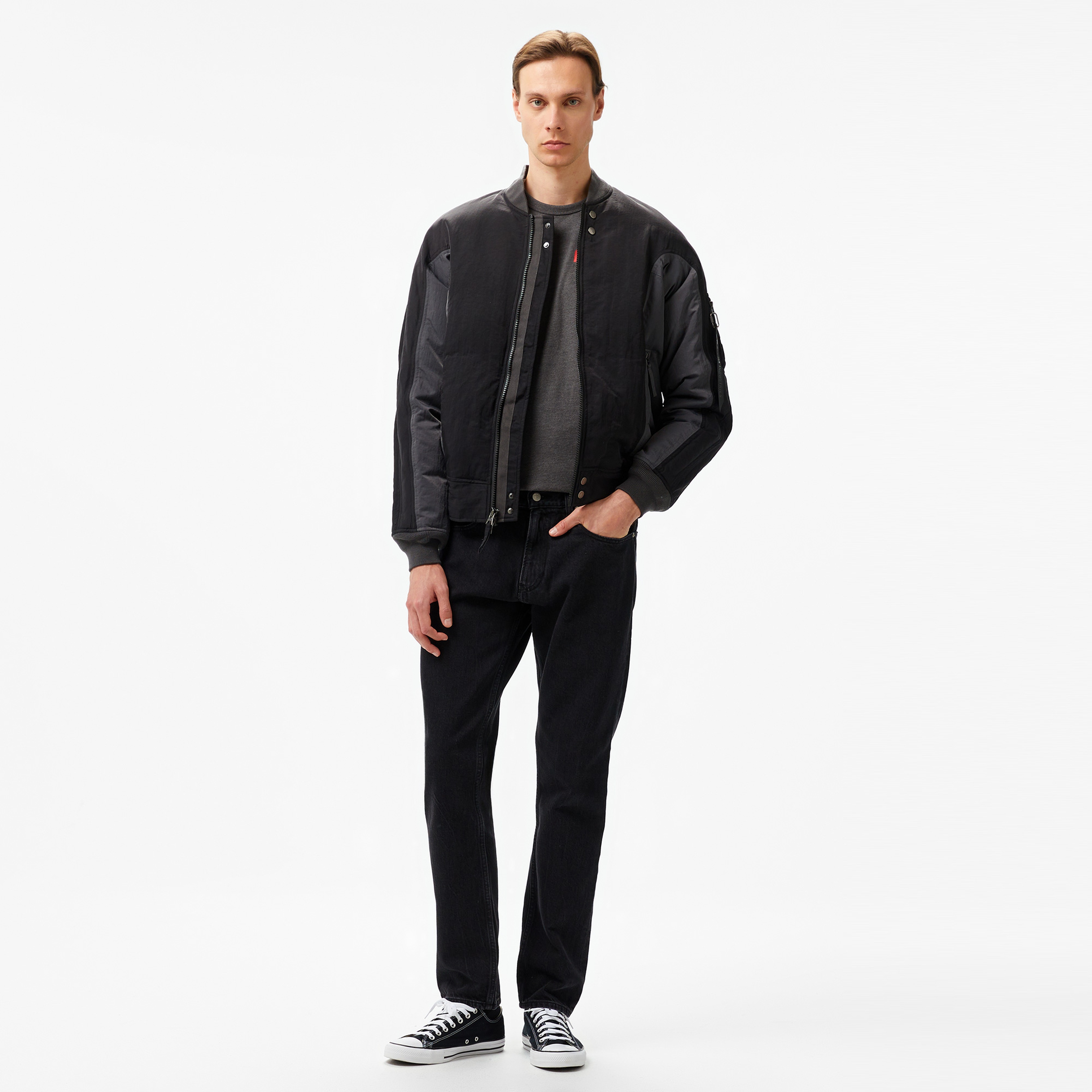 Alpha Industries Insulated Ma-1 Flight Unisex Siyah Ceket