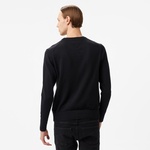 Tommy Hilfiger Pima Crew Neck Erkek Siyah Kazak