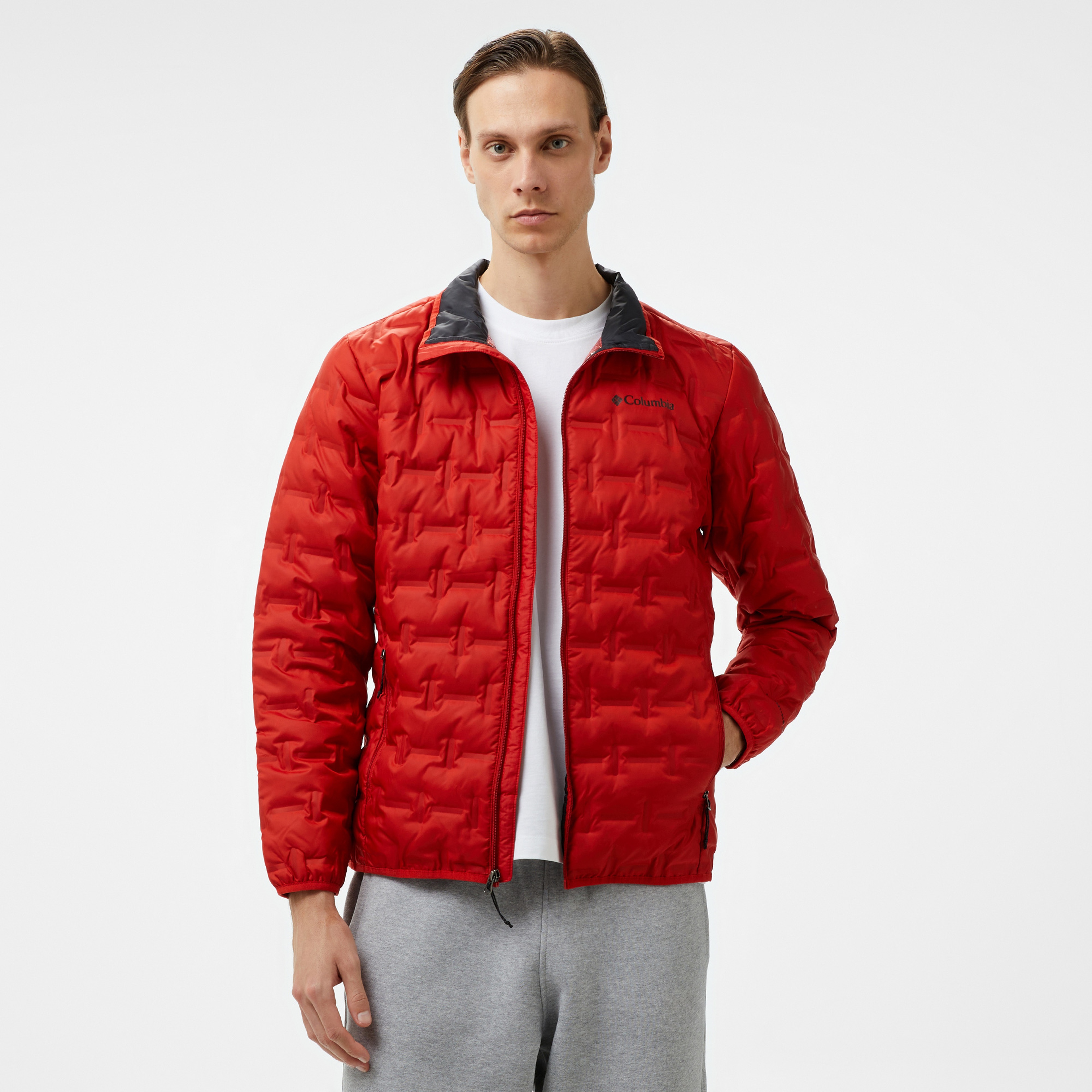 Columbia Delta Ridge II Down Erkek Kırmızı Mont