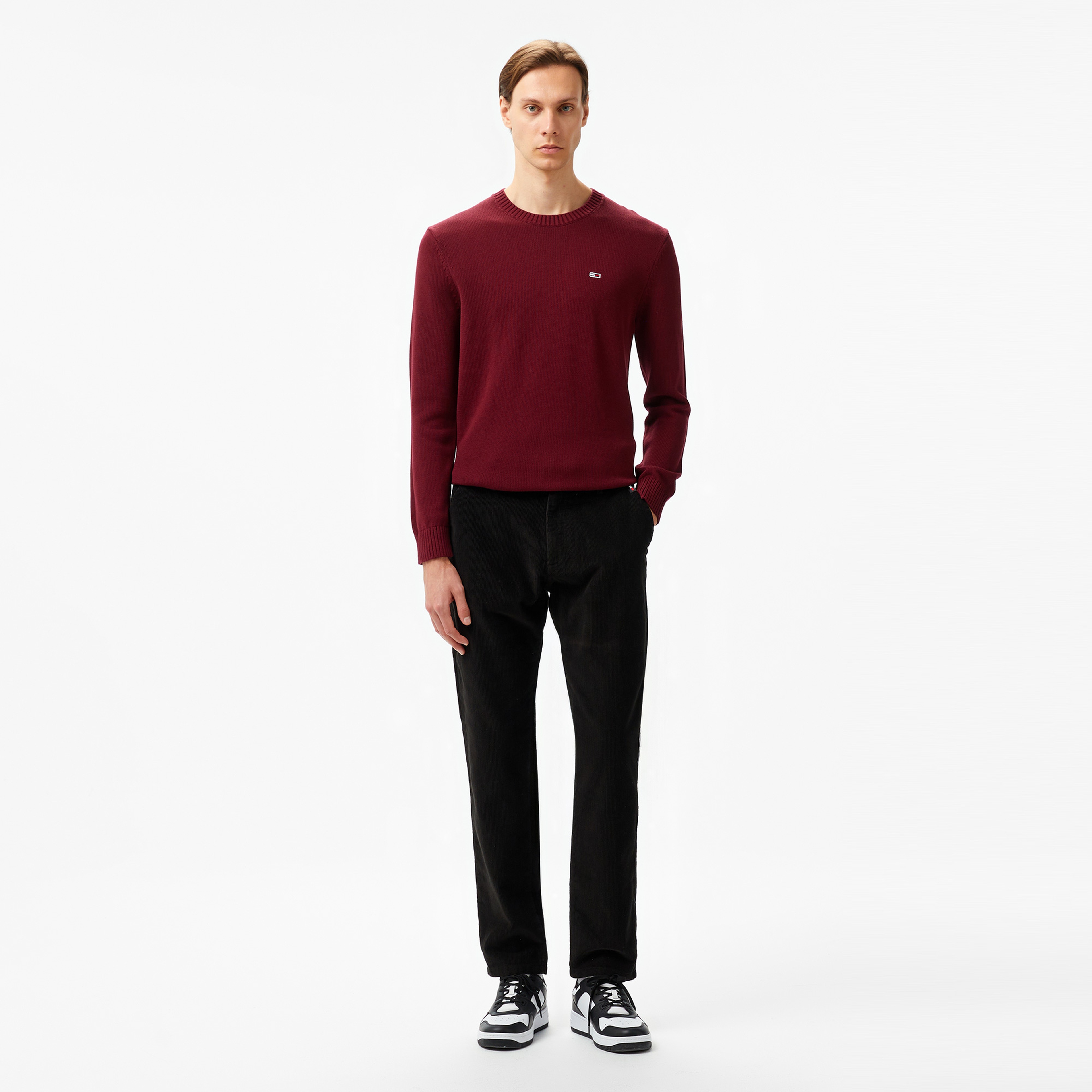 Tommy Hilfiger Jeans Ryan Cord Erkek Siyah Chino Pantolon