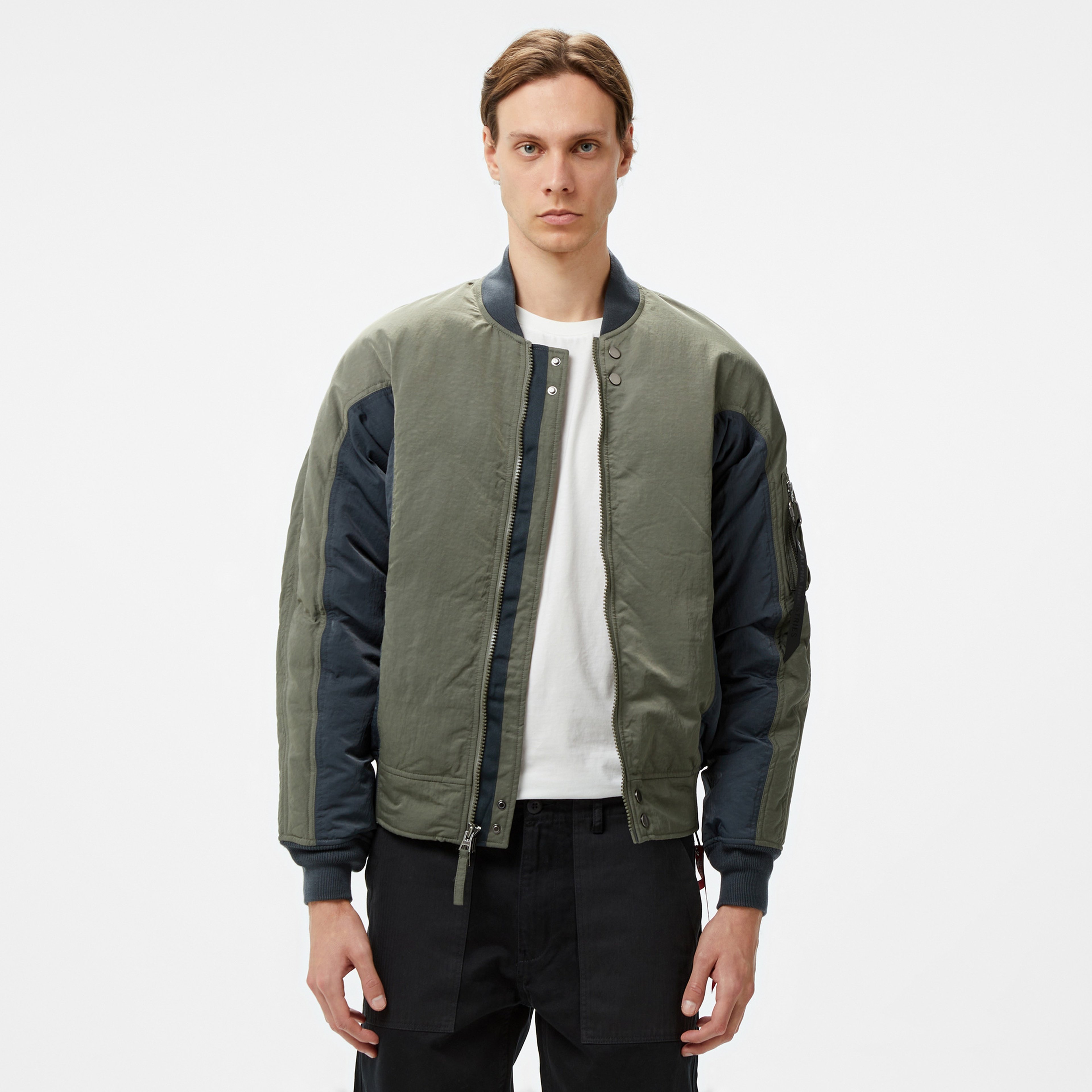 Alpha Industries Insulated Ma-1 Flight Umisex Gri Ceket