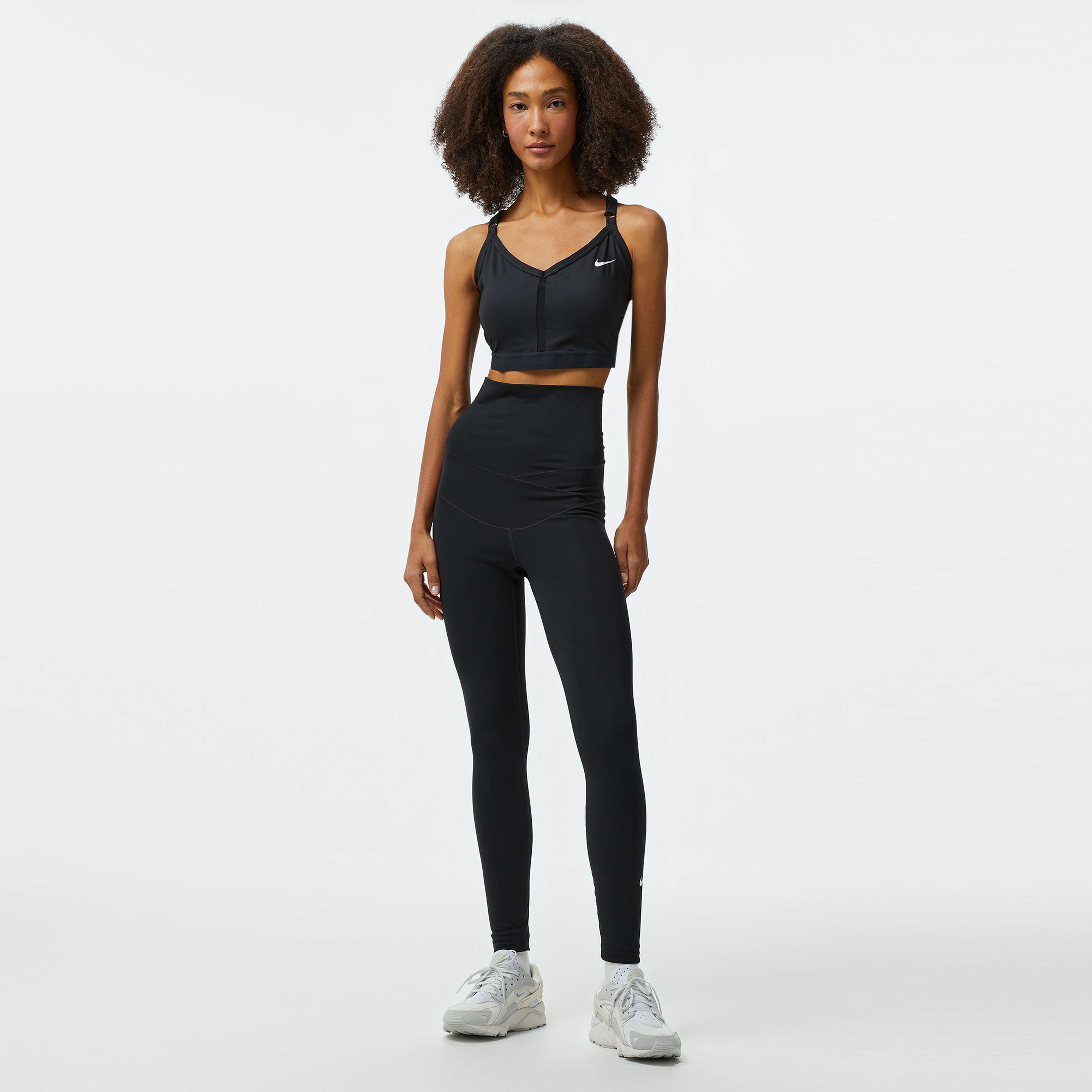 Nike One Dri-Fit Heritage Kadın Siyah Tayt