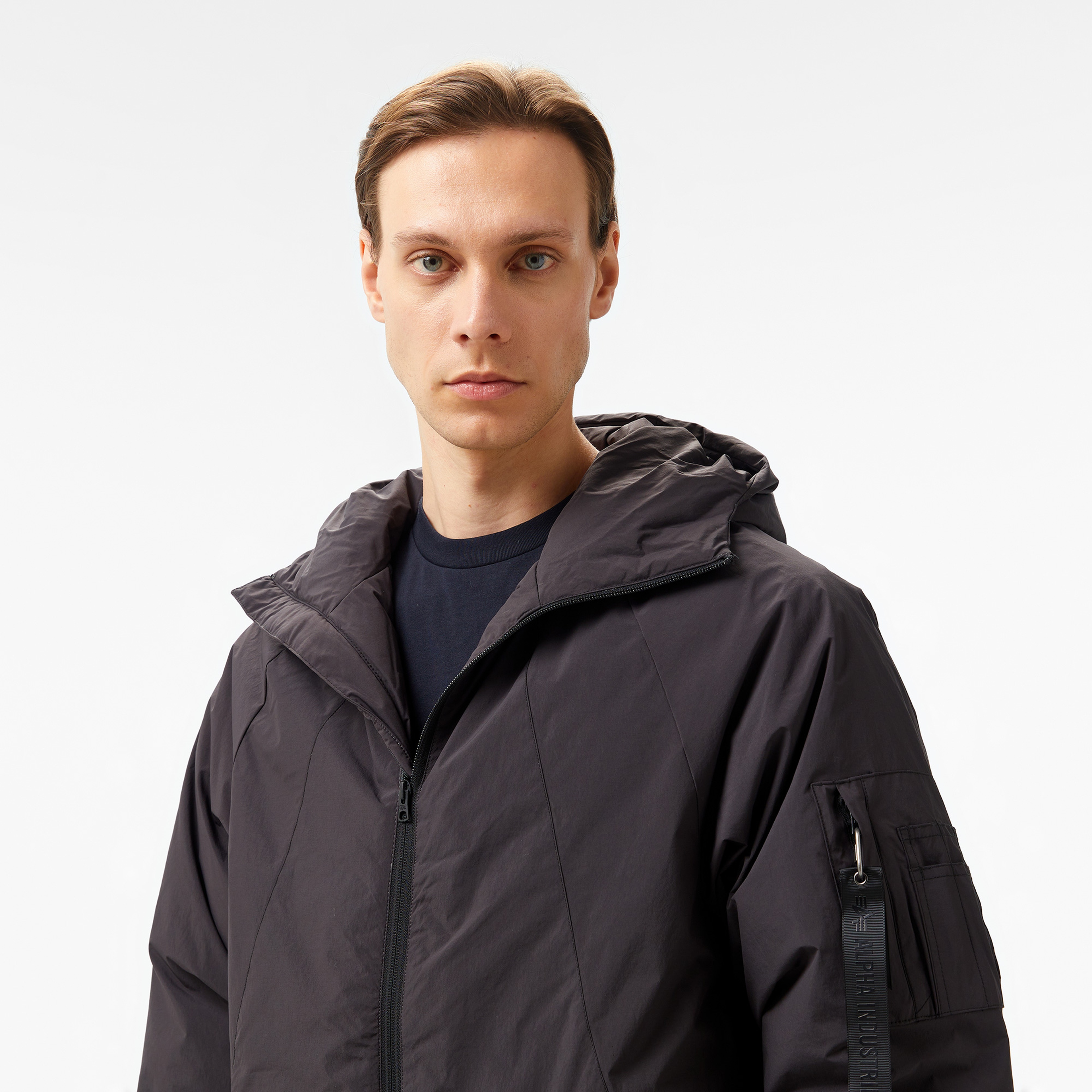 Alpha Industries Insulated Hooded Parka Unisex Siyah Ceket