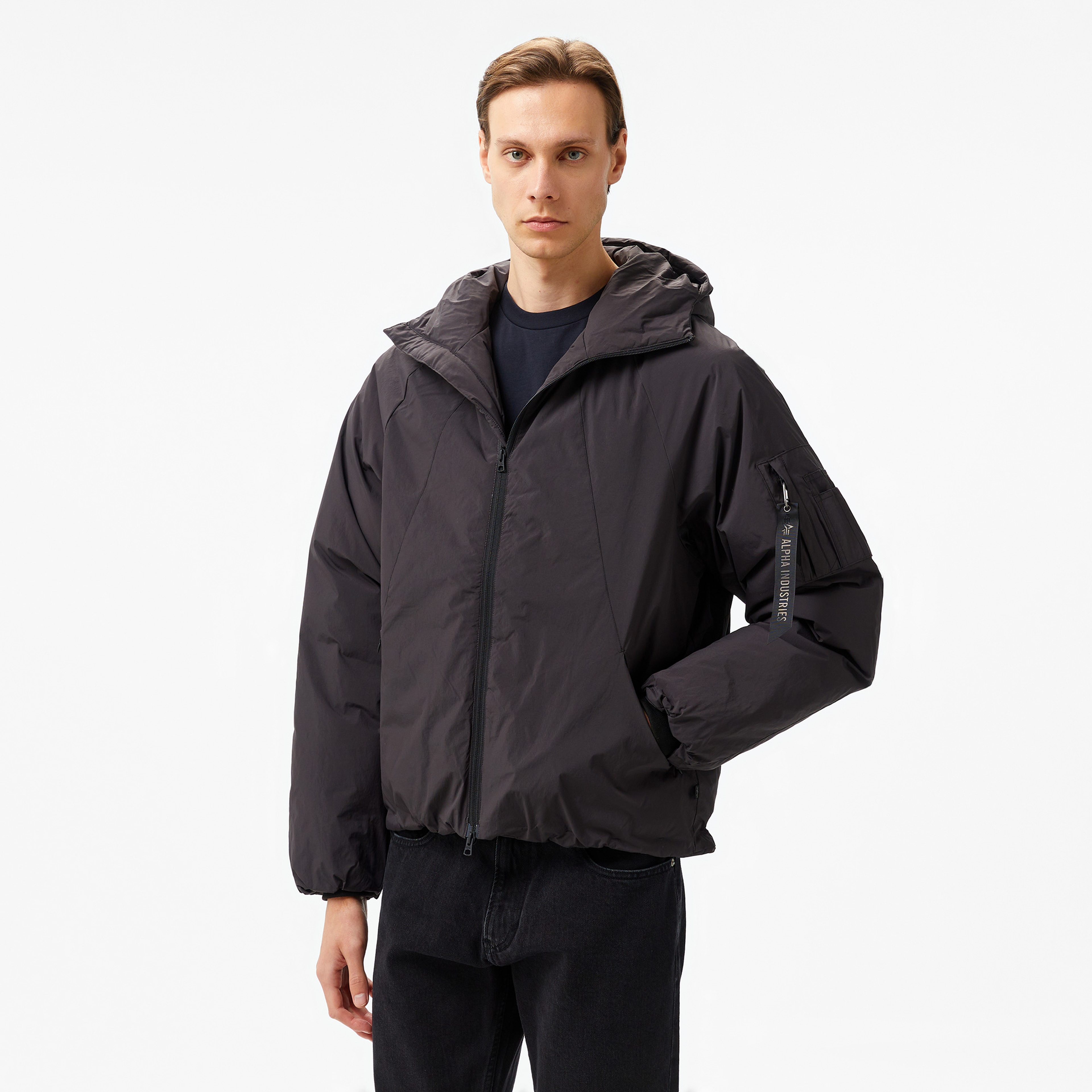Alpha Industries Insulated Hooded Parka Unisex Siyah Ceket
