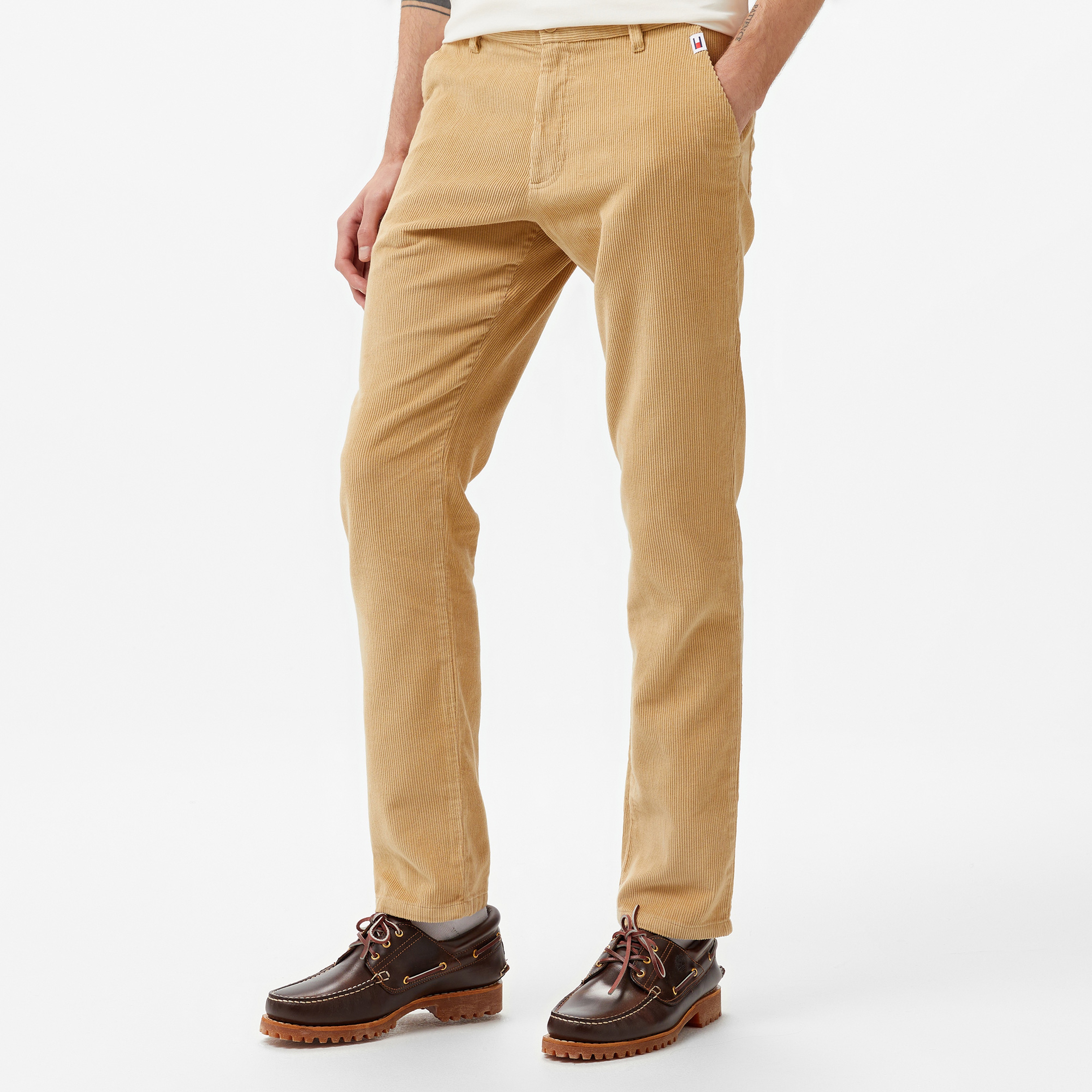 Tommy Hilfiger Jeans Ryan Cord Erkek Bej Chino Pantolon