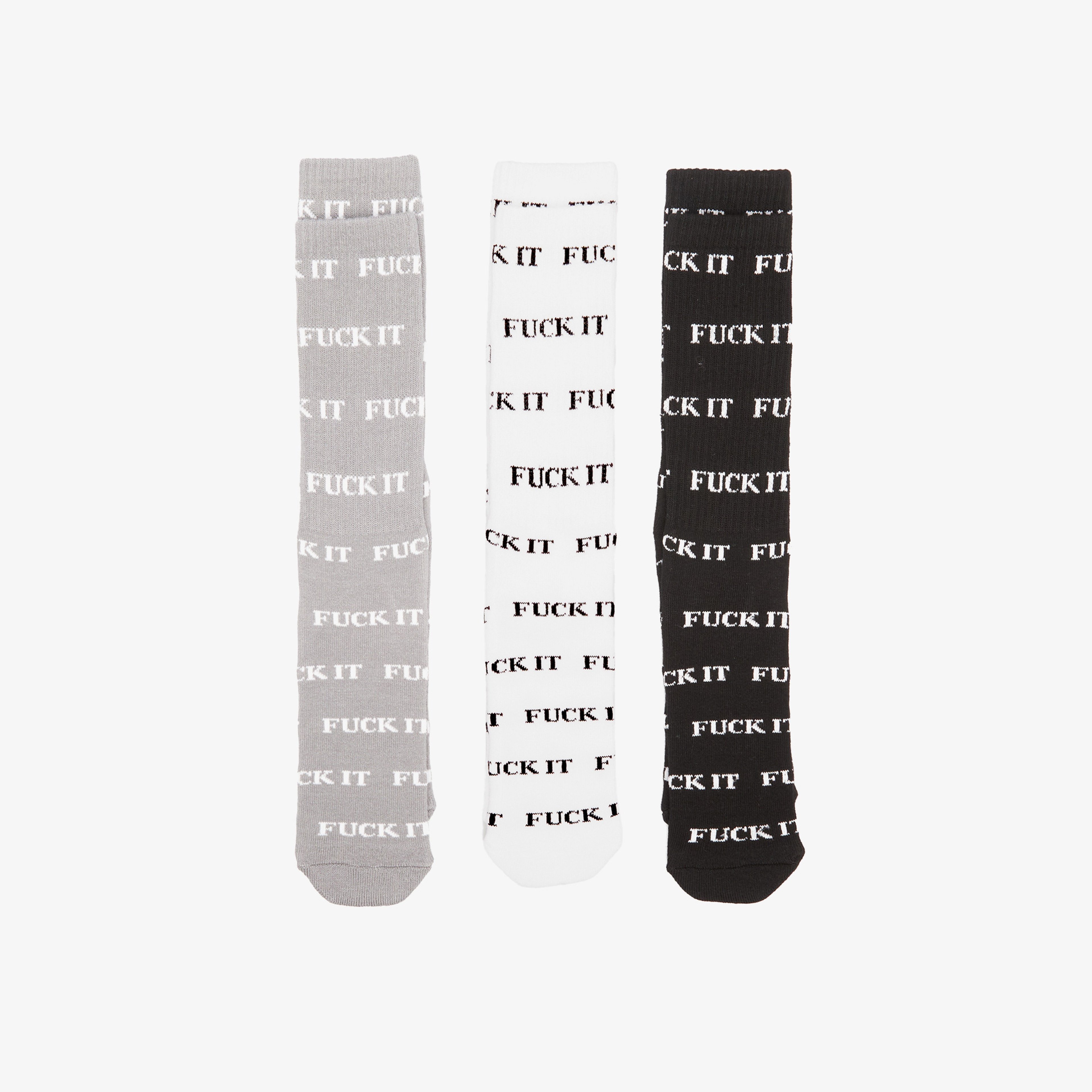 HUF Fuck It 3 Pack Erkek Renkli Çorap