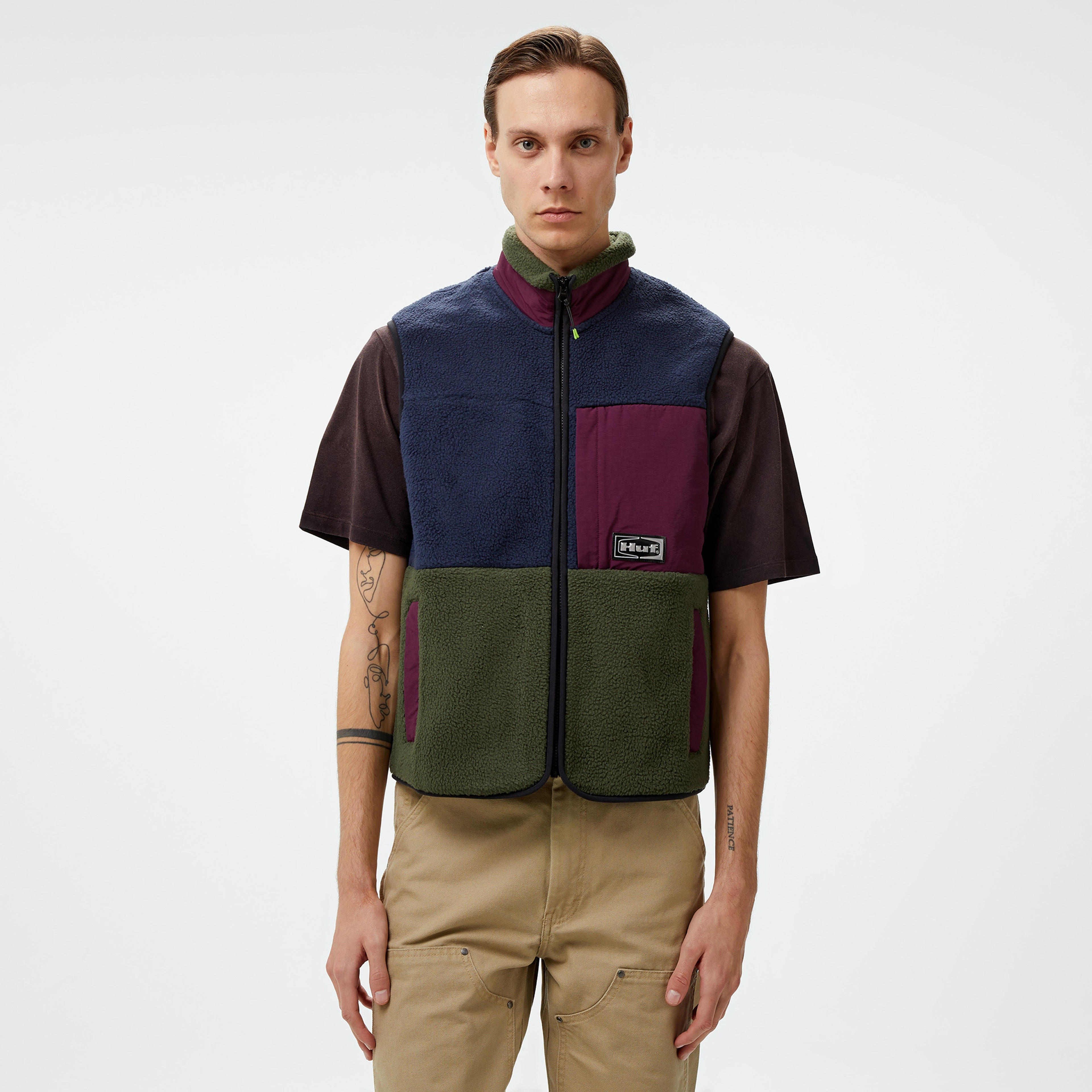 HUF Sonoma High Pile Vest Erkek Renkli Ceket