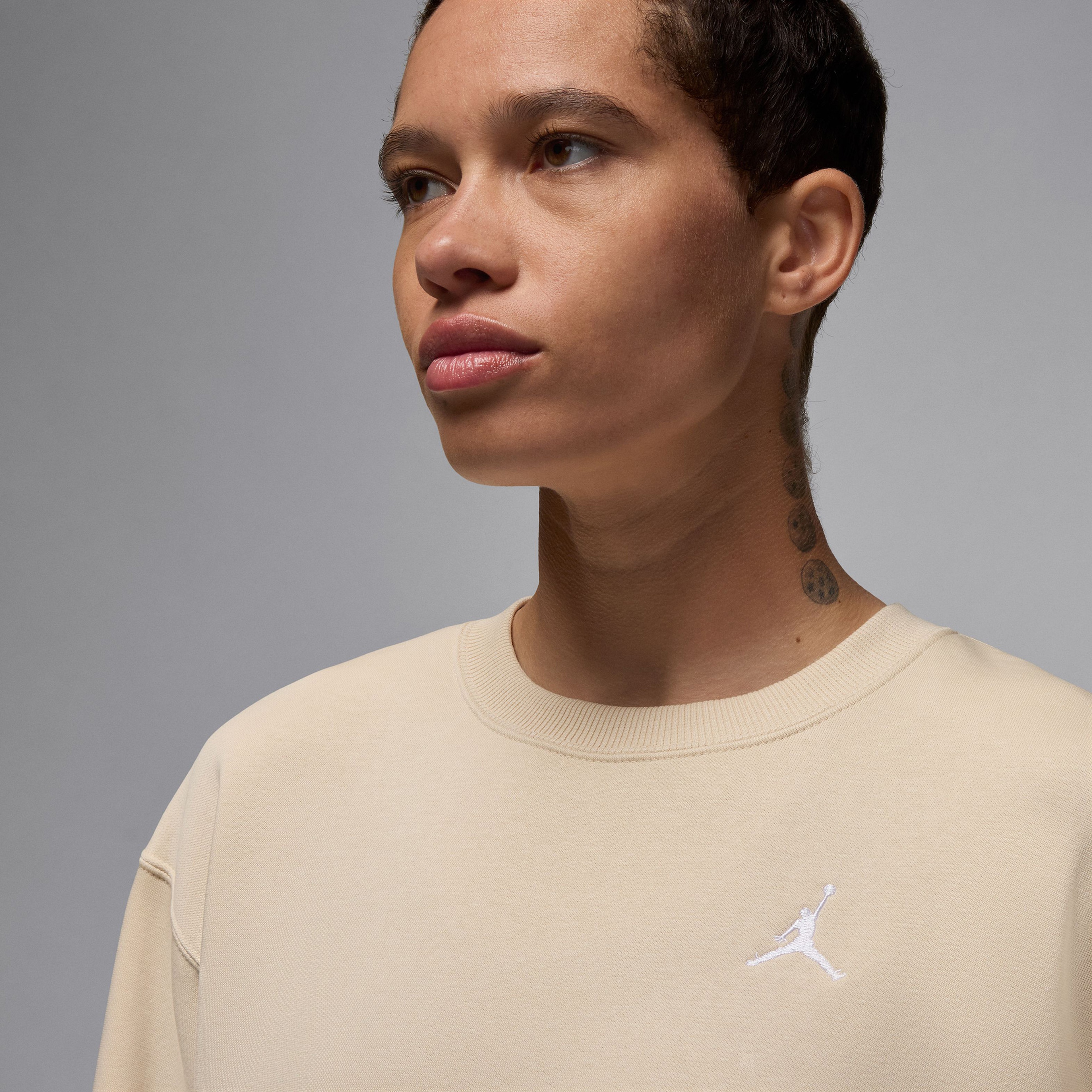 Jordan Brooklyn Fleece Kadın Kahverengi Sweatshirt