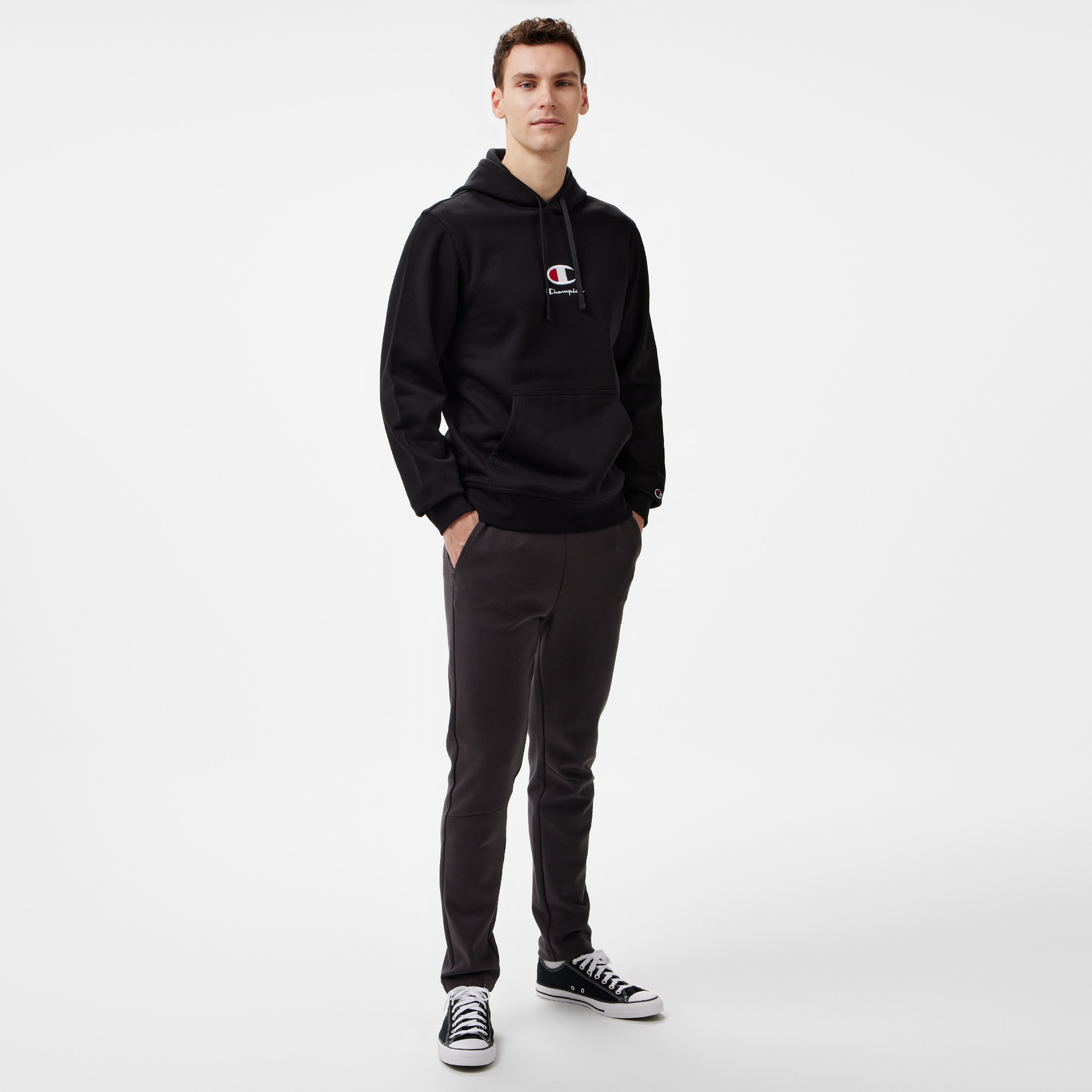 Champion Erkek Siyah Sweatshirt