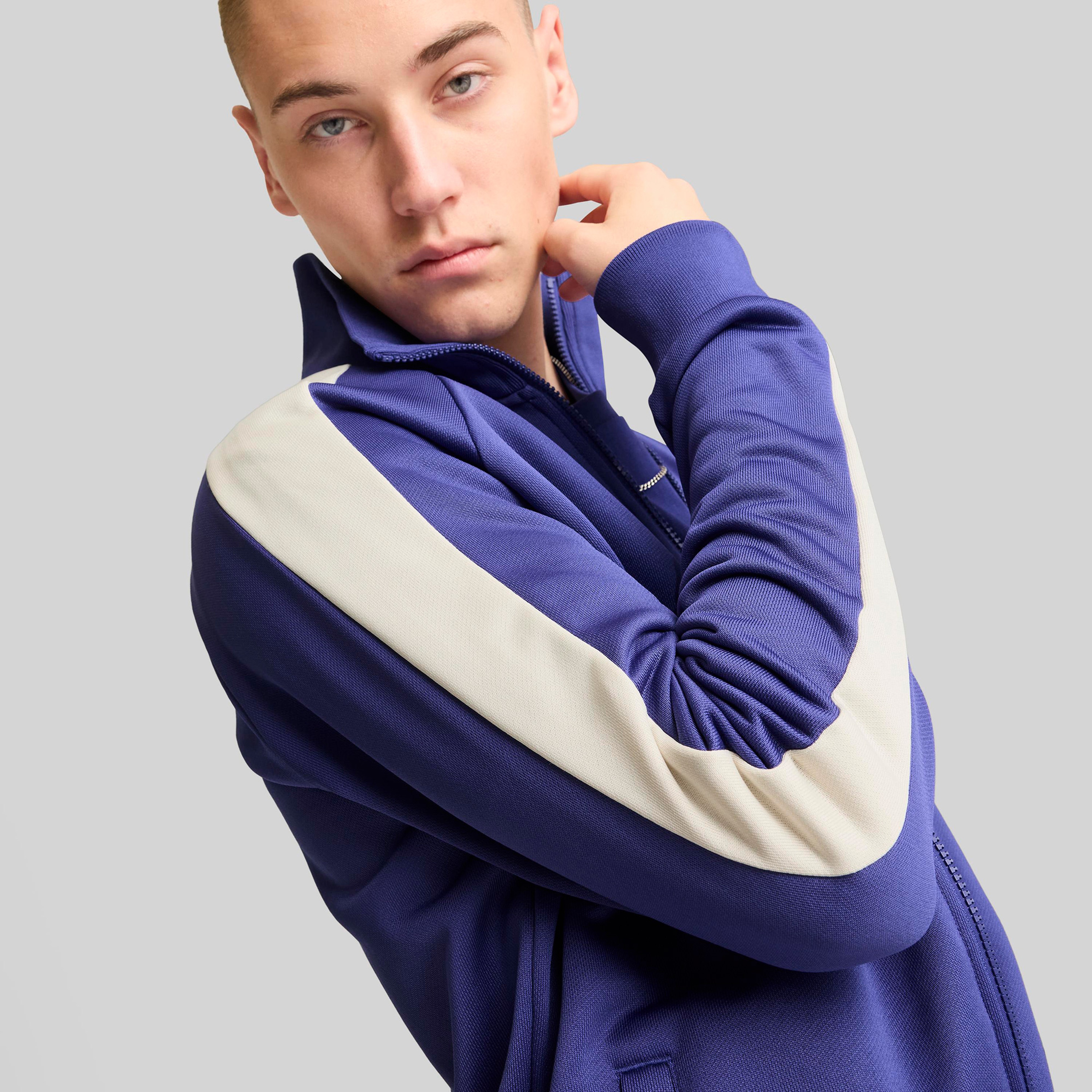Puma T7 Iconic Track Erkek Mor Ceket