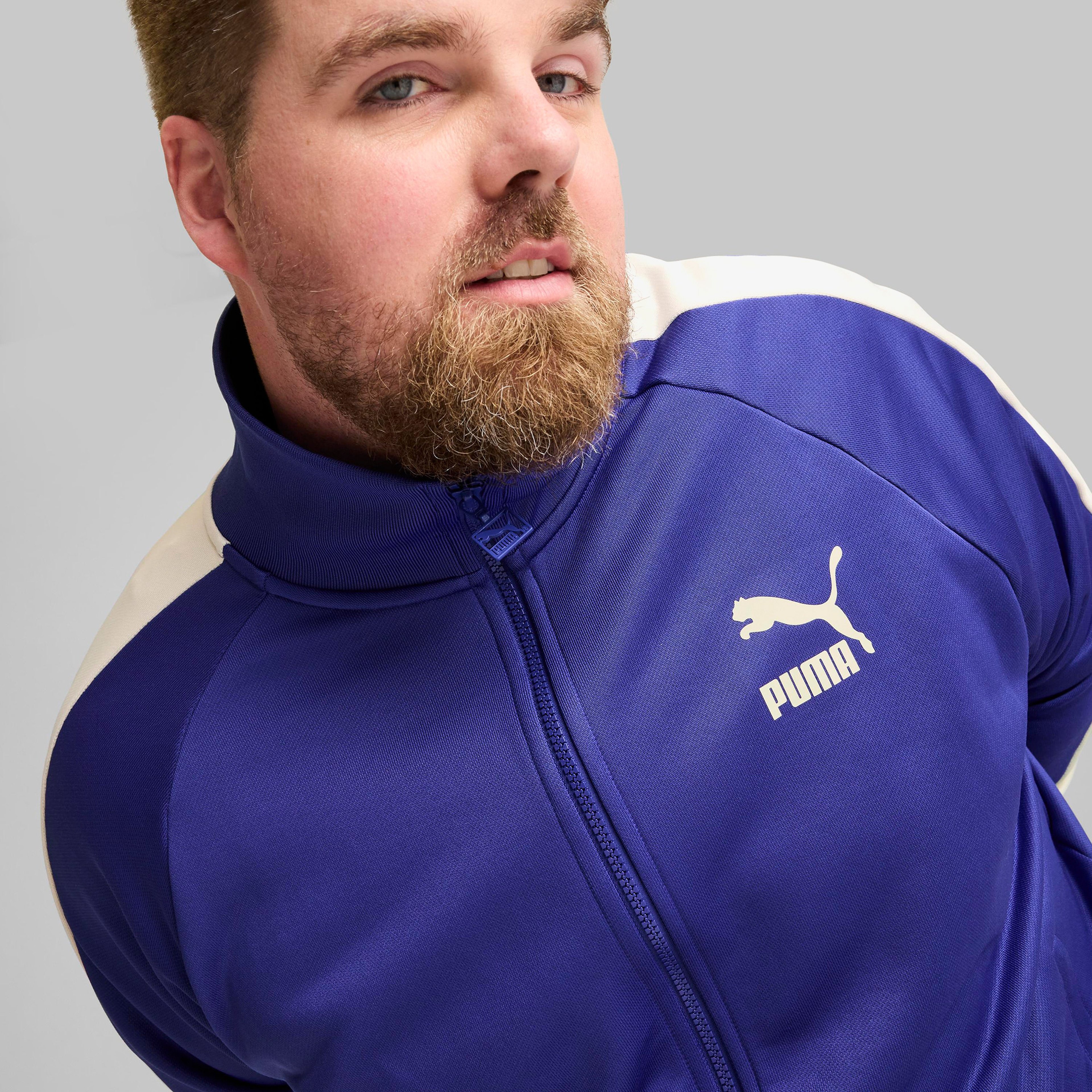 Puma T7 Iconic Track Erkek Mor Ceket