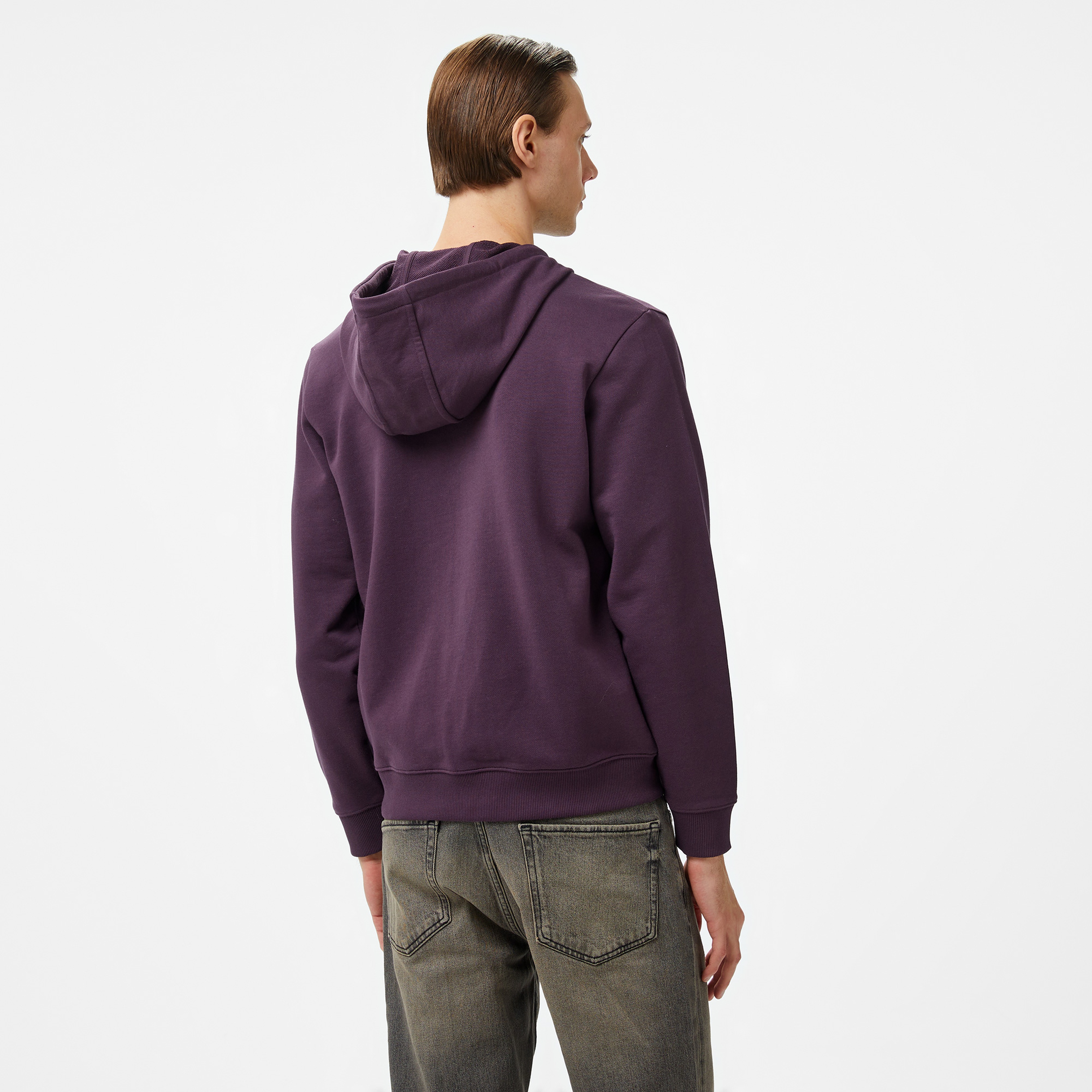 Hugo Daple 212 Erkek Mor Hoodie
