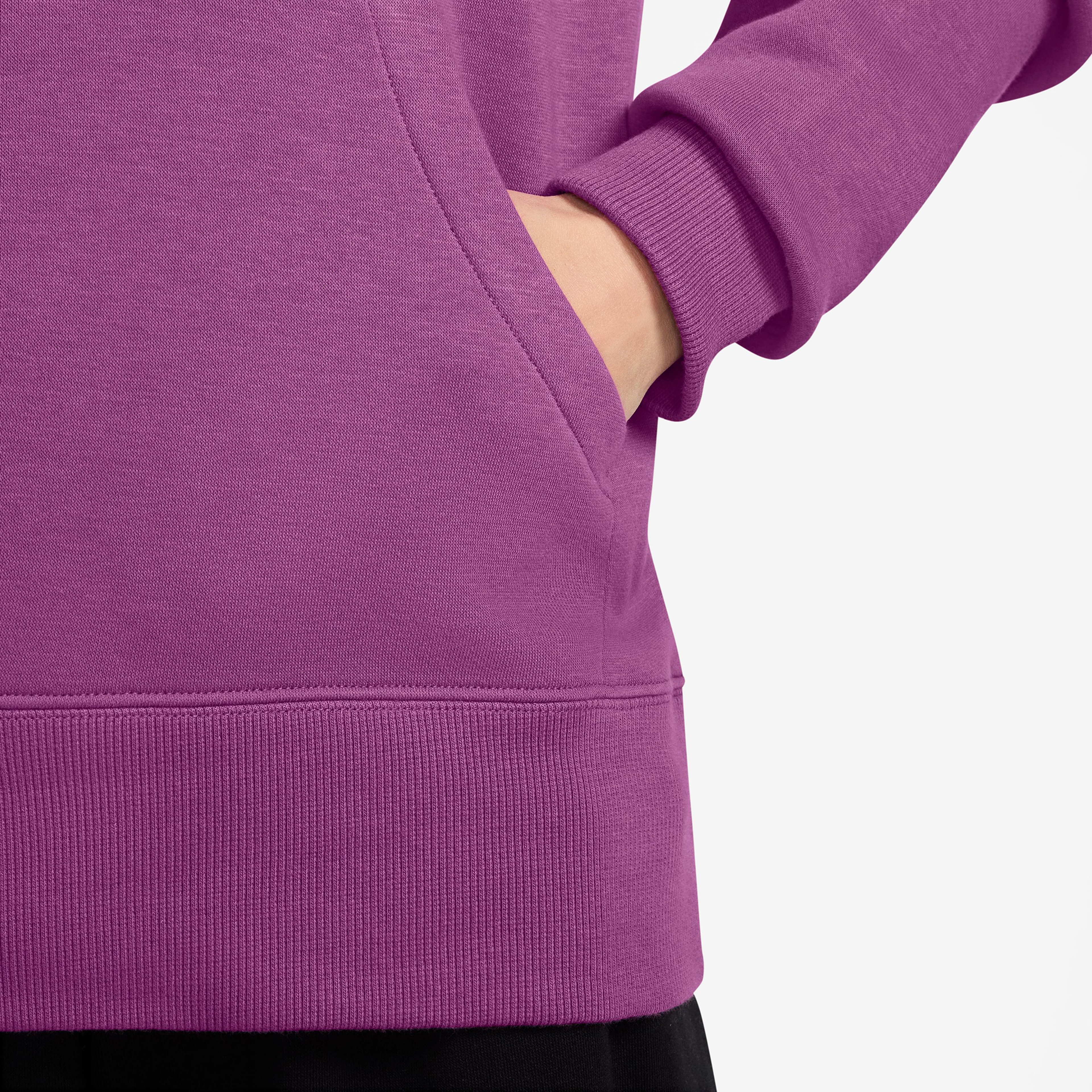 Nike Sportswear Phoenix Fleece Kadın Mor Kapüşonlu Sweatshirt