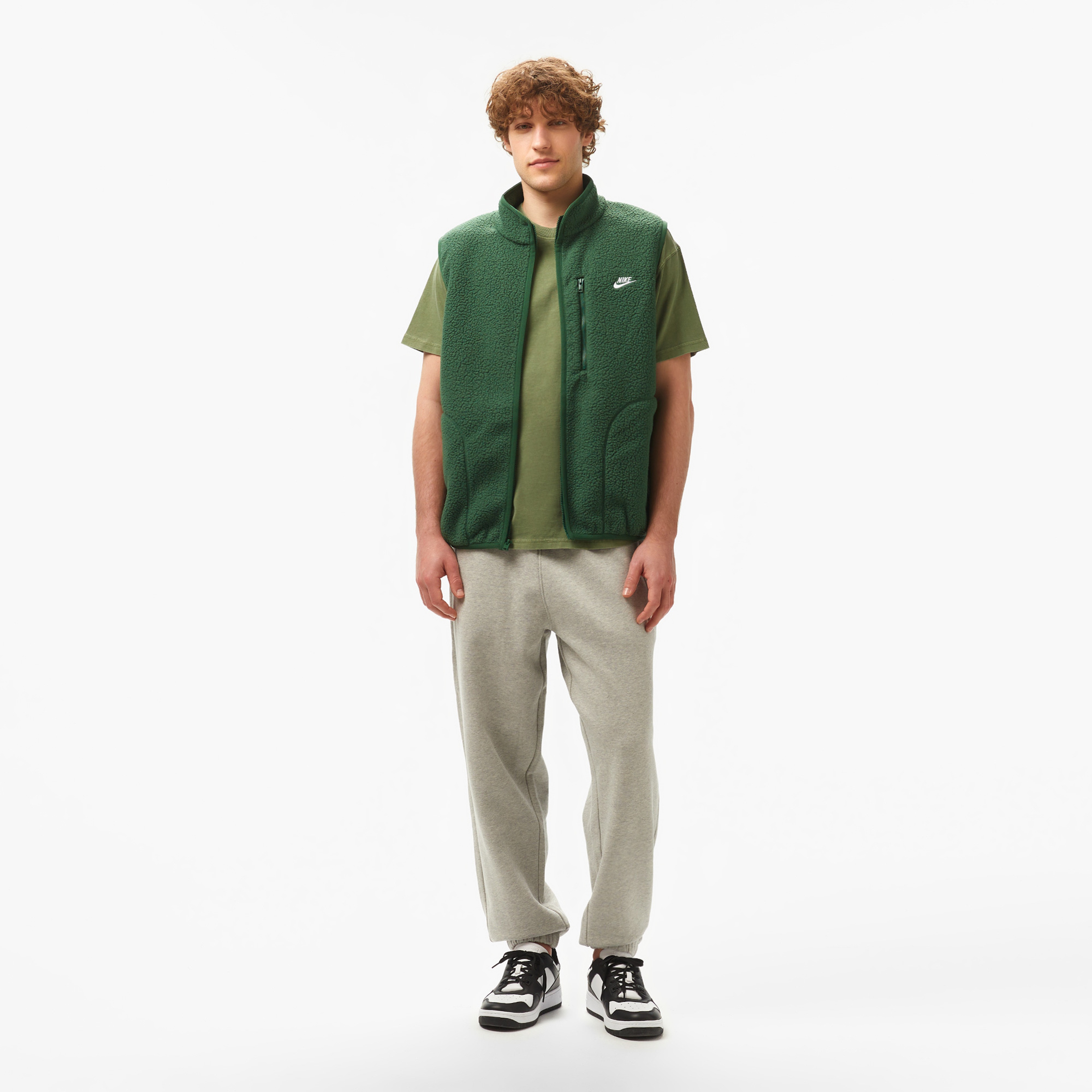 Nike Club Erkek Yeşil Yelek