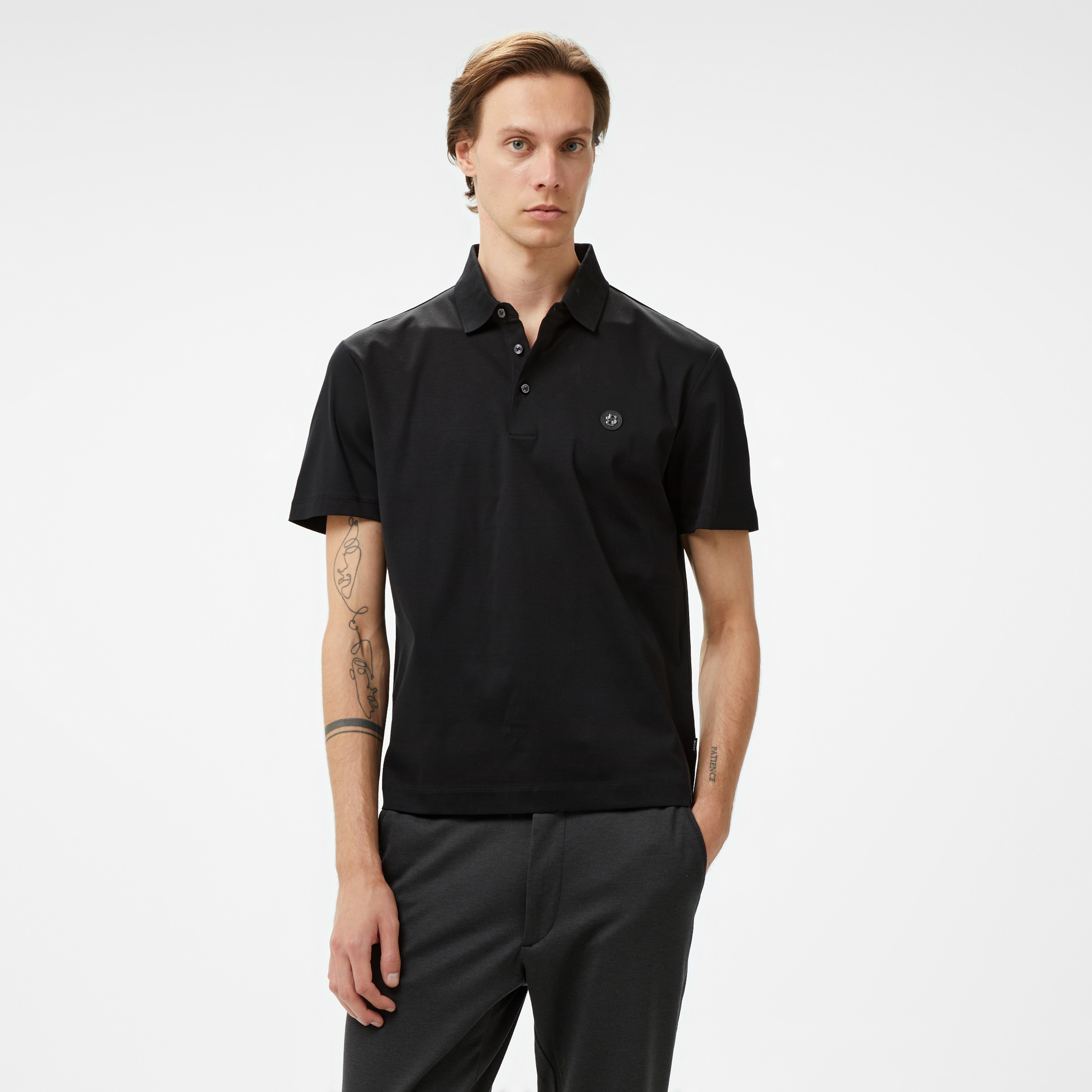 Boss C-Parris 01 Erkek Siyah Polo