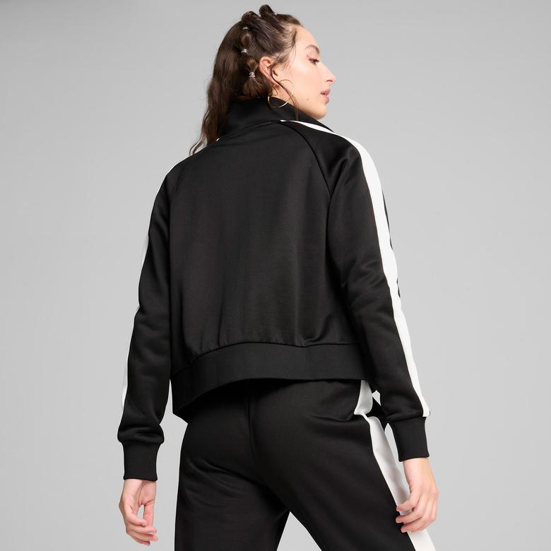 Puma Iconic T7 Track Kadın Siyah Eşofman Üstü