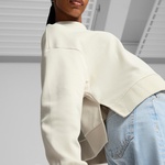 Puma Classics Oversized Crew Kadın Beyaz Sweatshirt