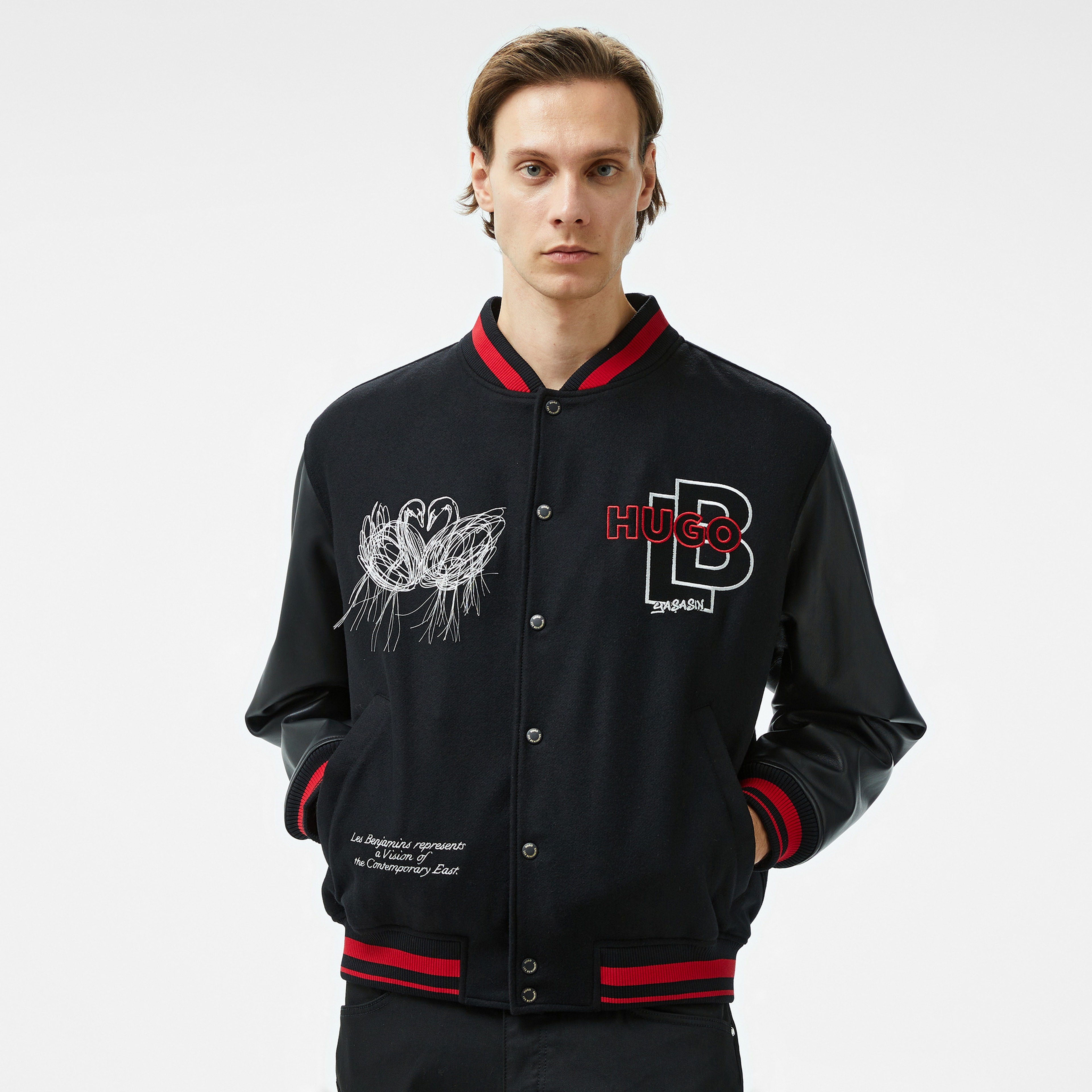 Hugo Oguz_Lb Erkek Siyah Ceket