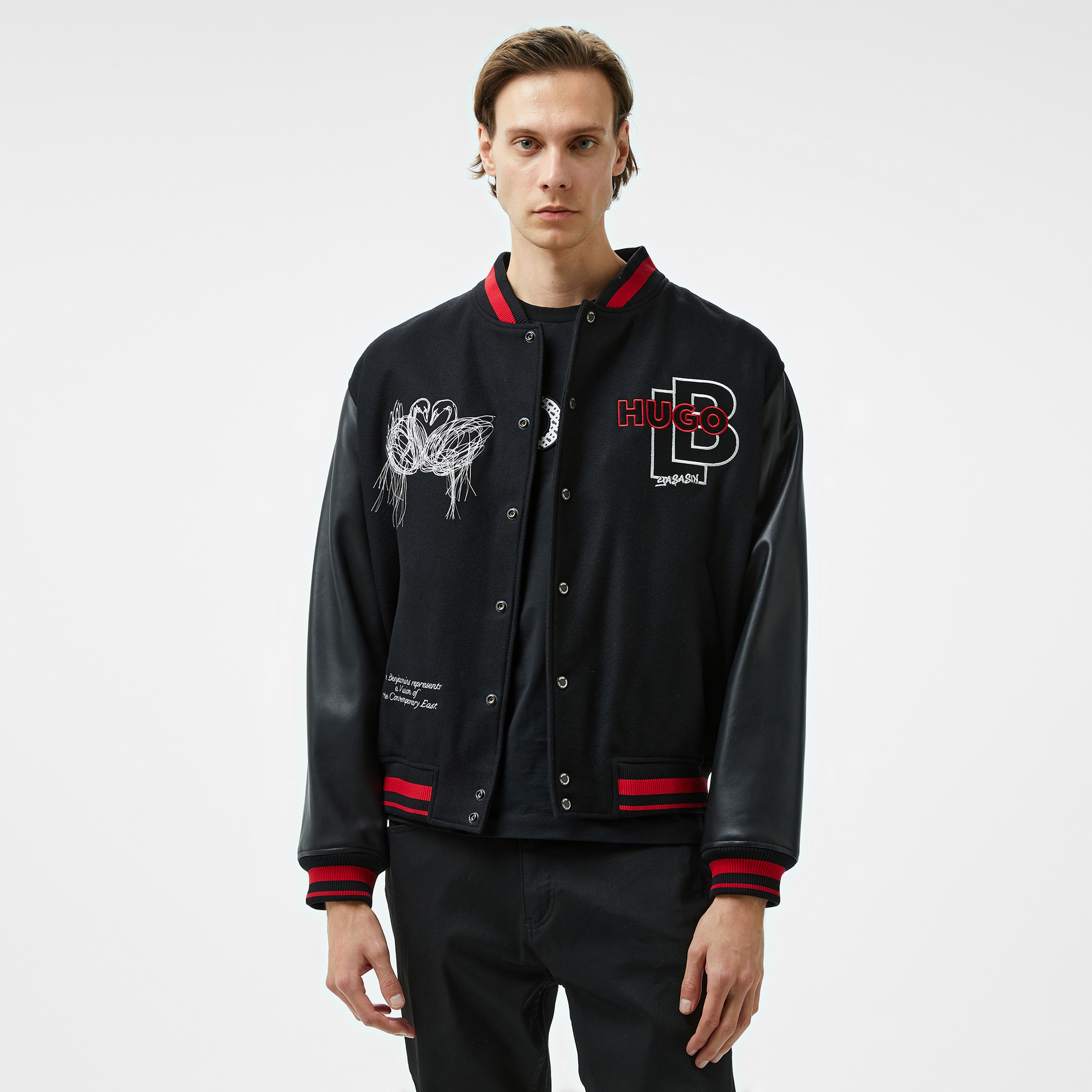 Hugo Oguz_Lb Erkek Siyah Ceket