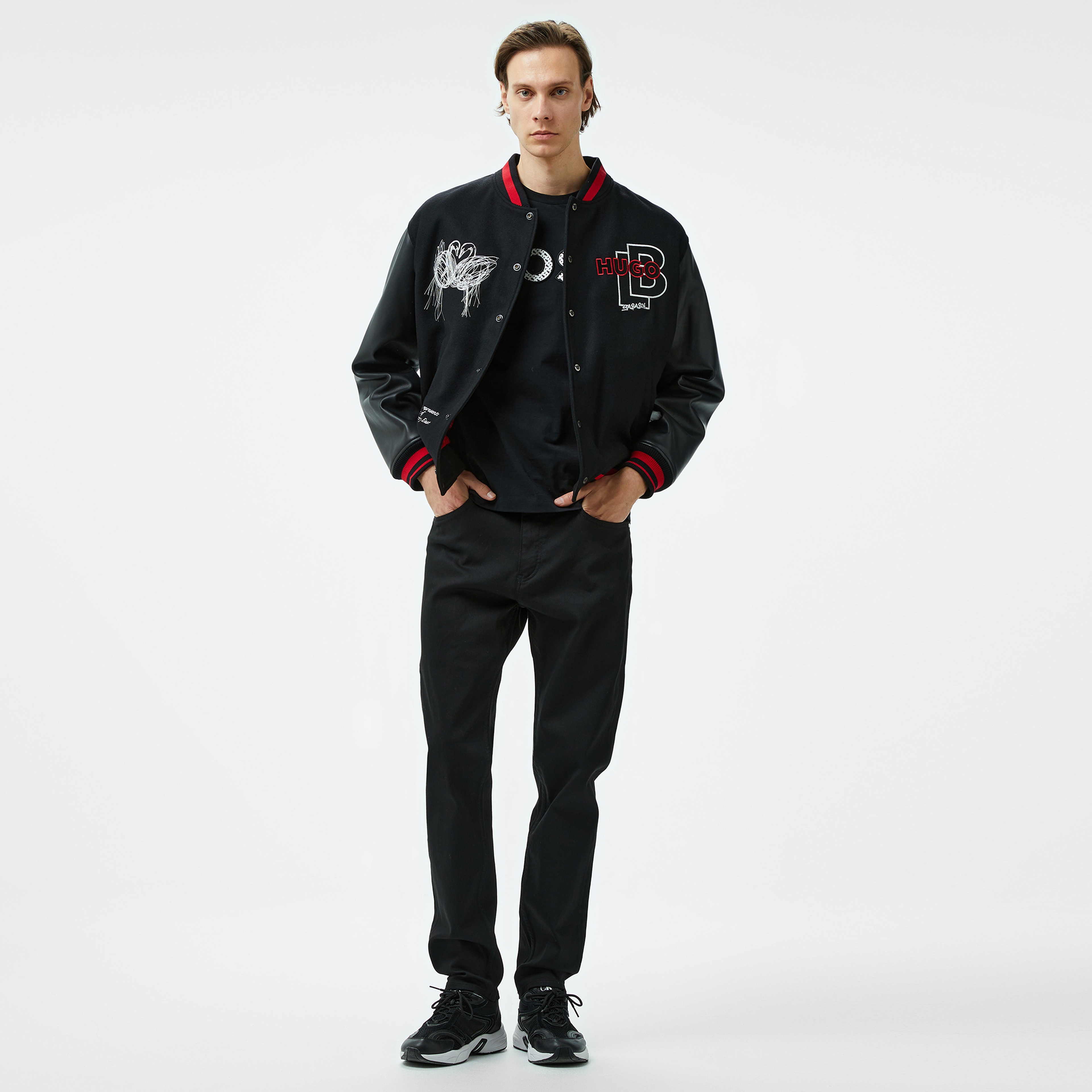 Hugo Oguz_Lb Erkek Siyah Ceket