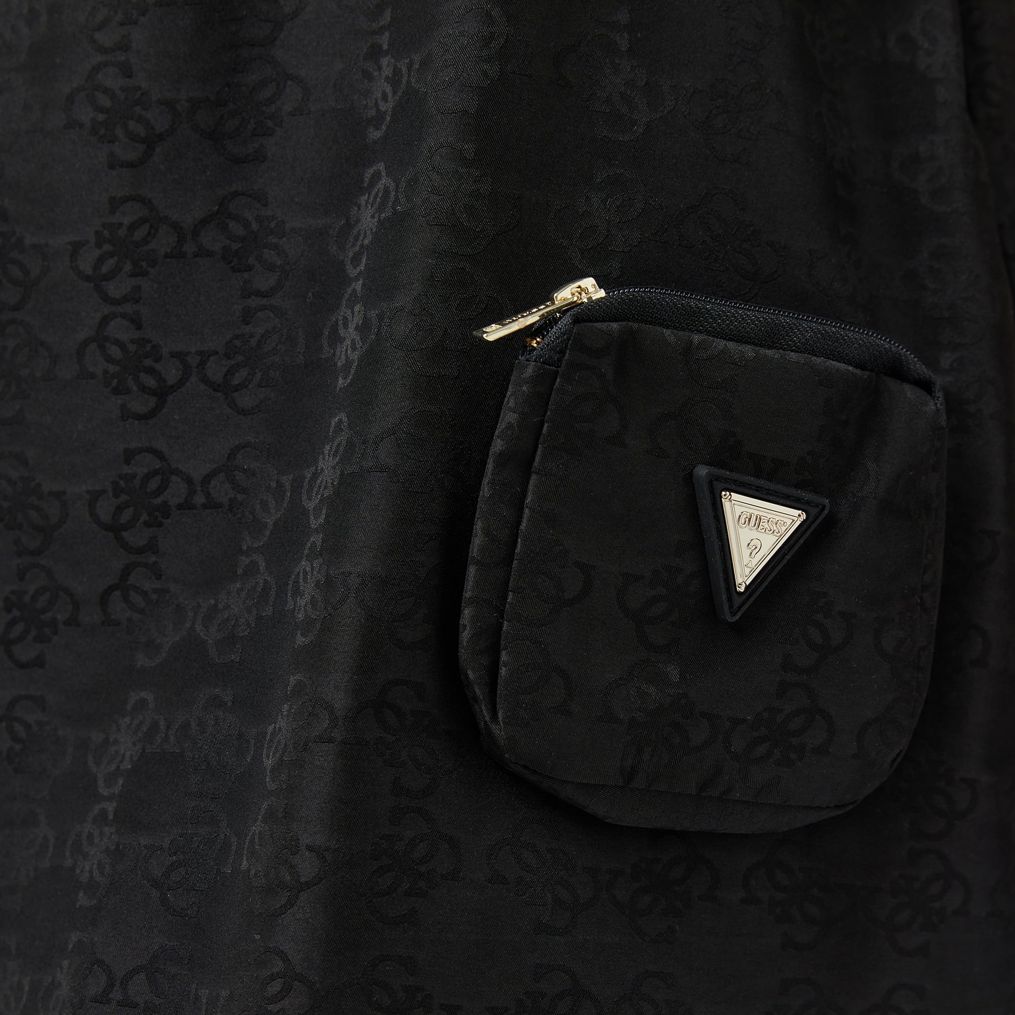 Guess 4Logo Eco Bonded Kadın Siyah Etek