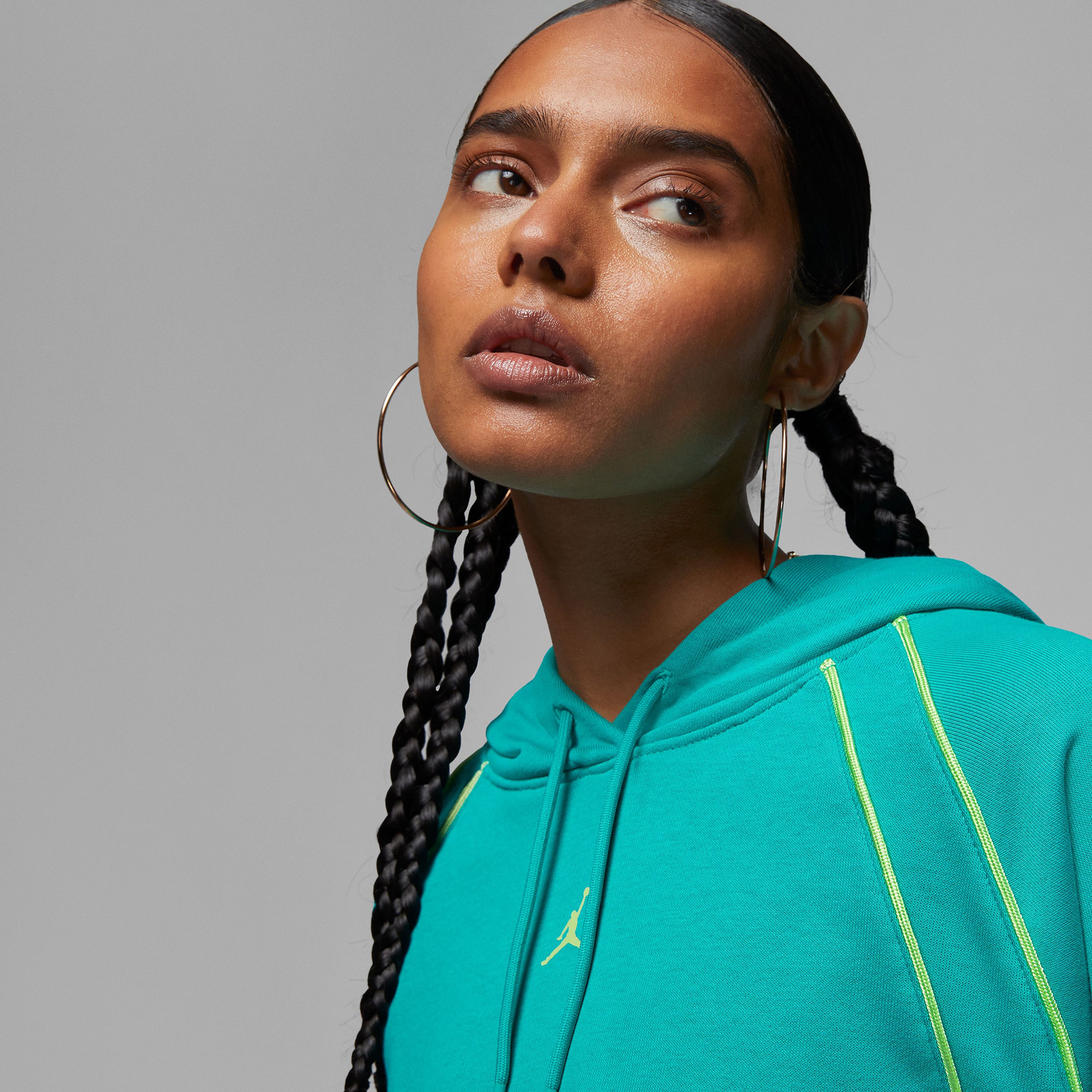 Jordan Sport Fleece Kadın Yeşil Sweatshirt