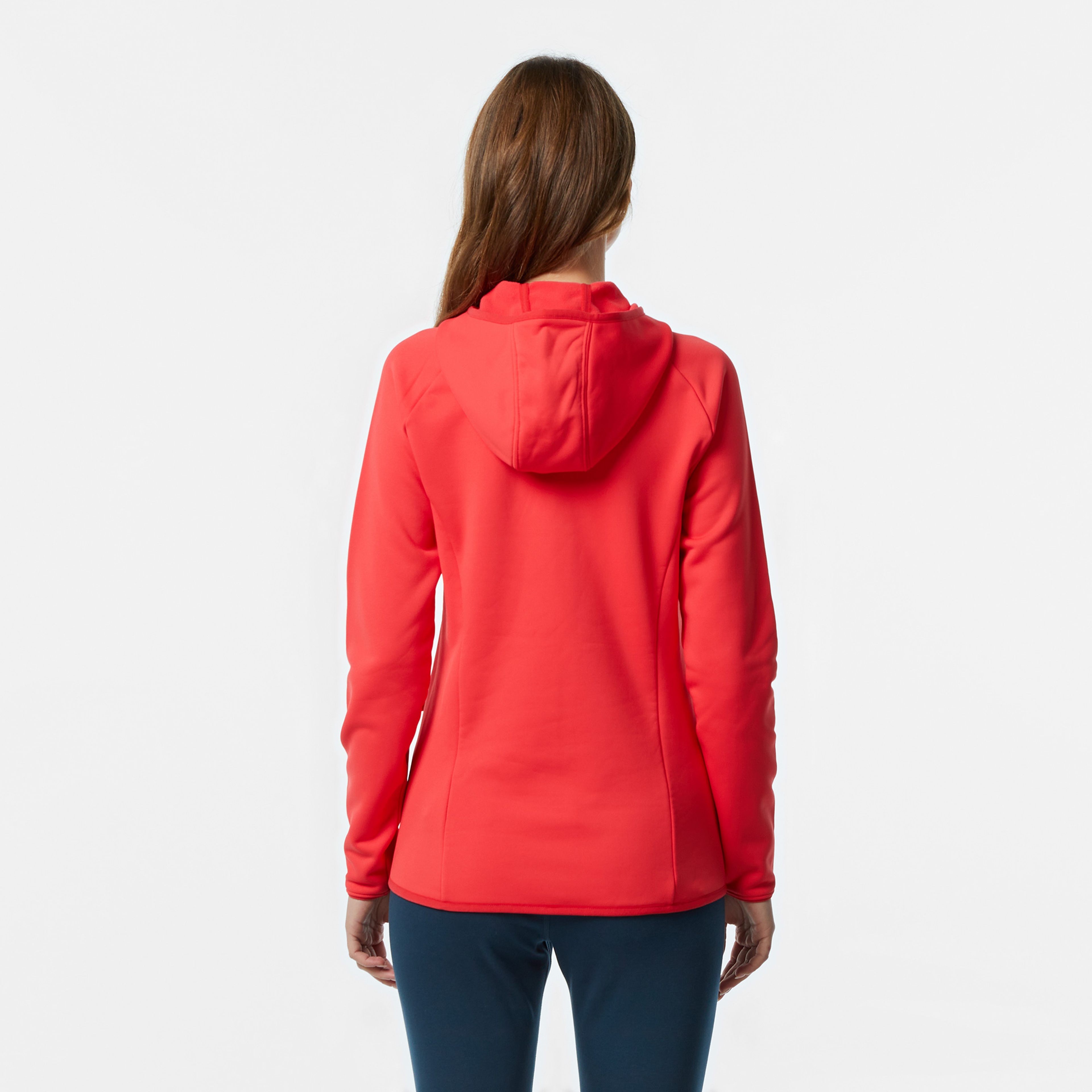 Jack Wolfskin Baiselberg Hooded Fz Kadın Kırmızı Polar Ceket