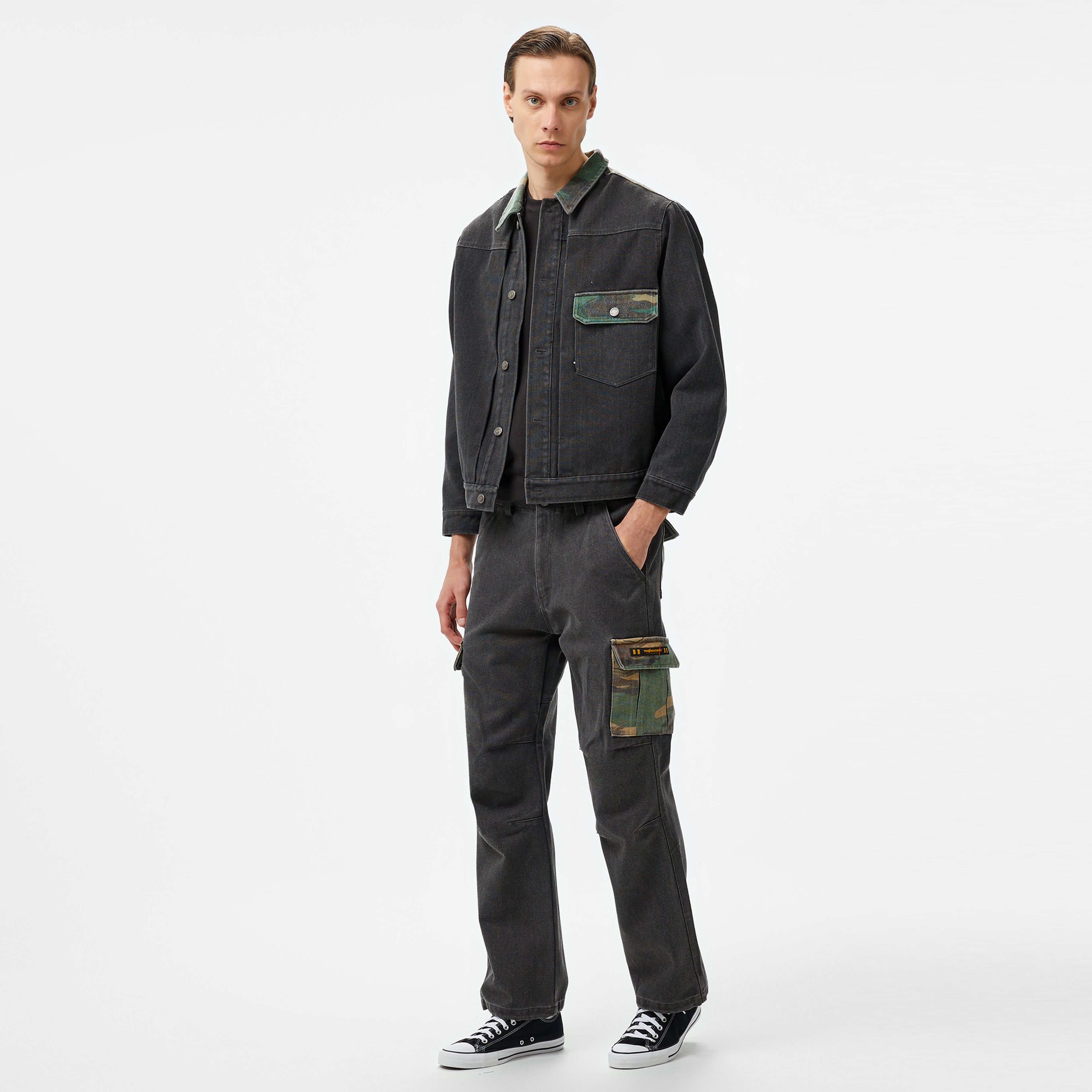 The Hundreds Heights Cargo Erkek Siyah Pantolon