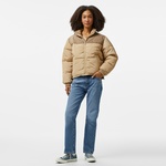 Karl Kani Og Revsersible Puffer Kadın Bej Ceket