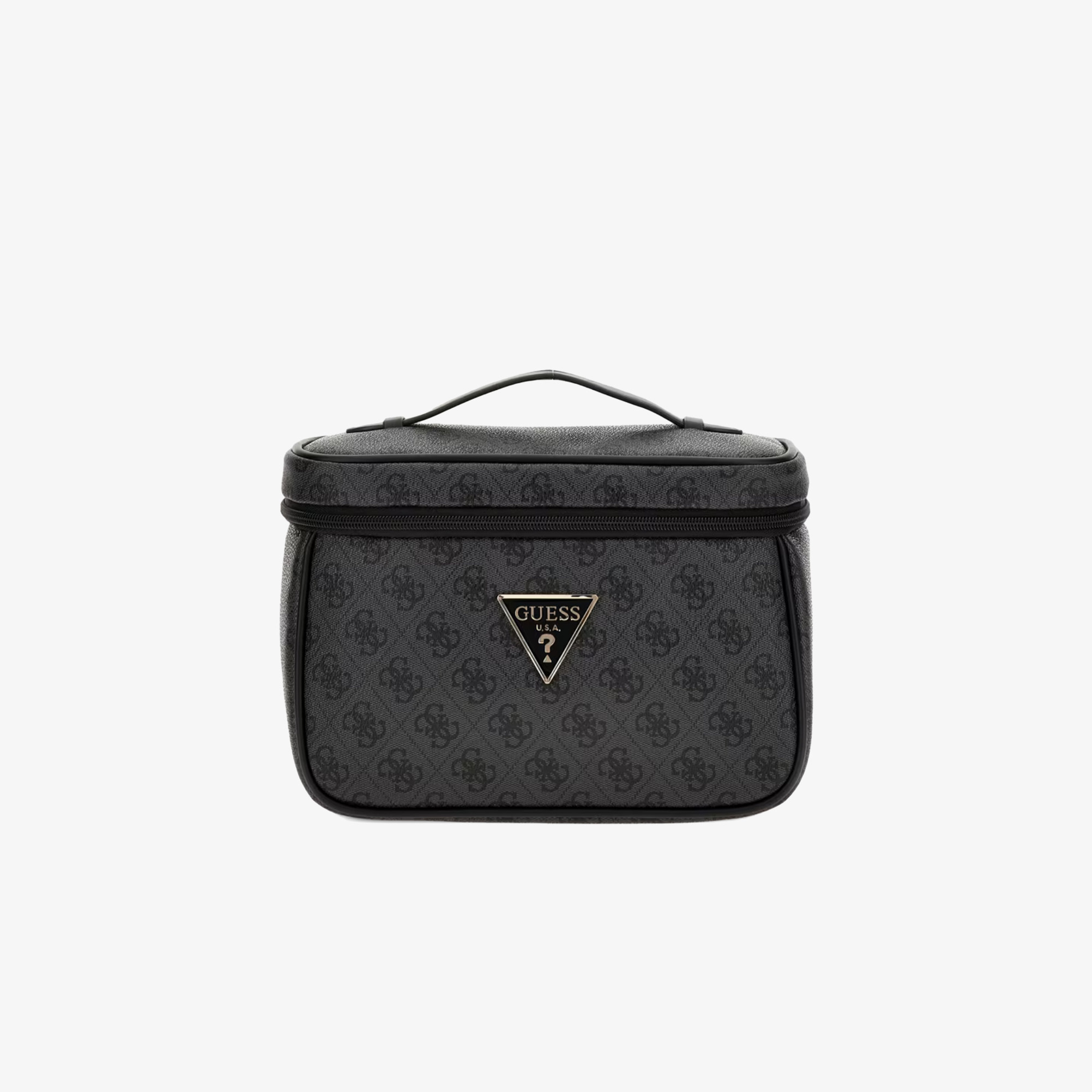 Guess Berta 18 In 4-Wheele Berta Toiletry Train Case Kadın Antrasit Makyaj Çantası