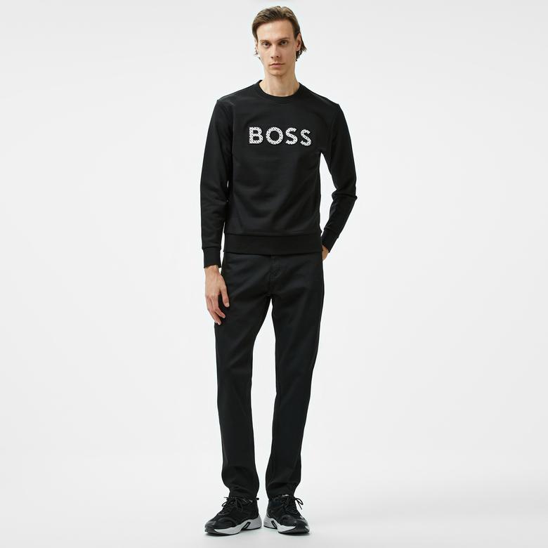 Boss C-Soleri 04 Erkek Siyah Sweatshirt
