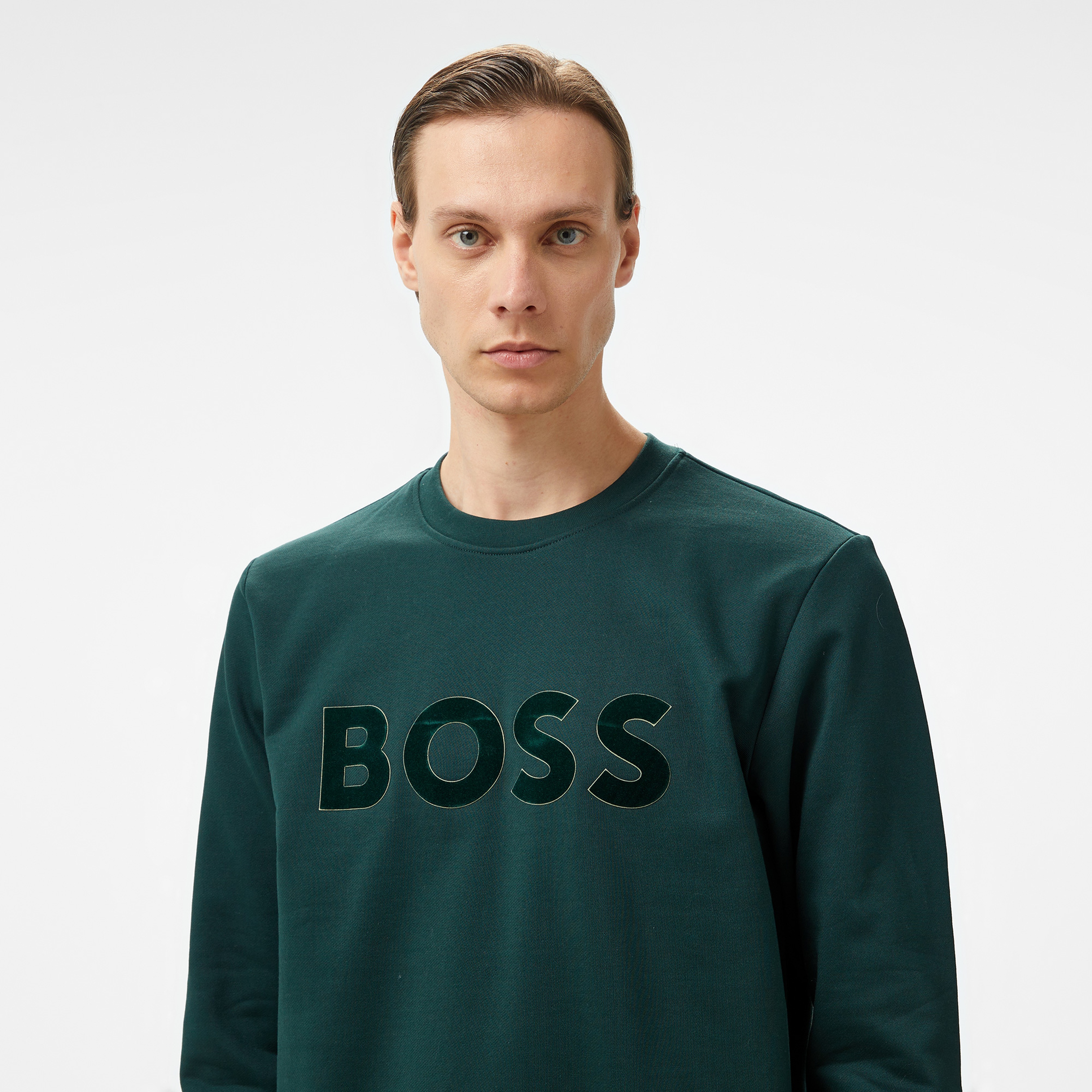 Boss C-Soleri 60 Erkek Yeşil Sweatshirt