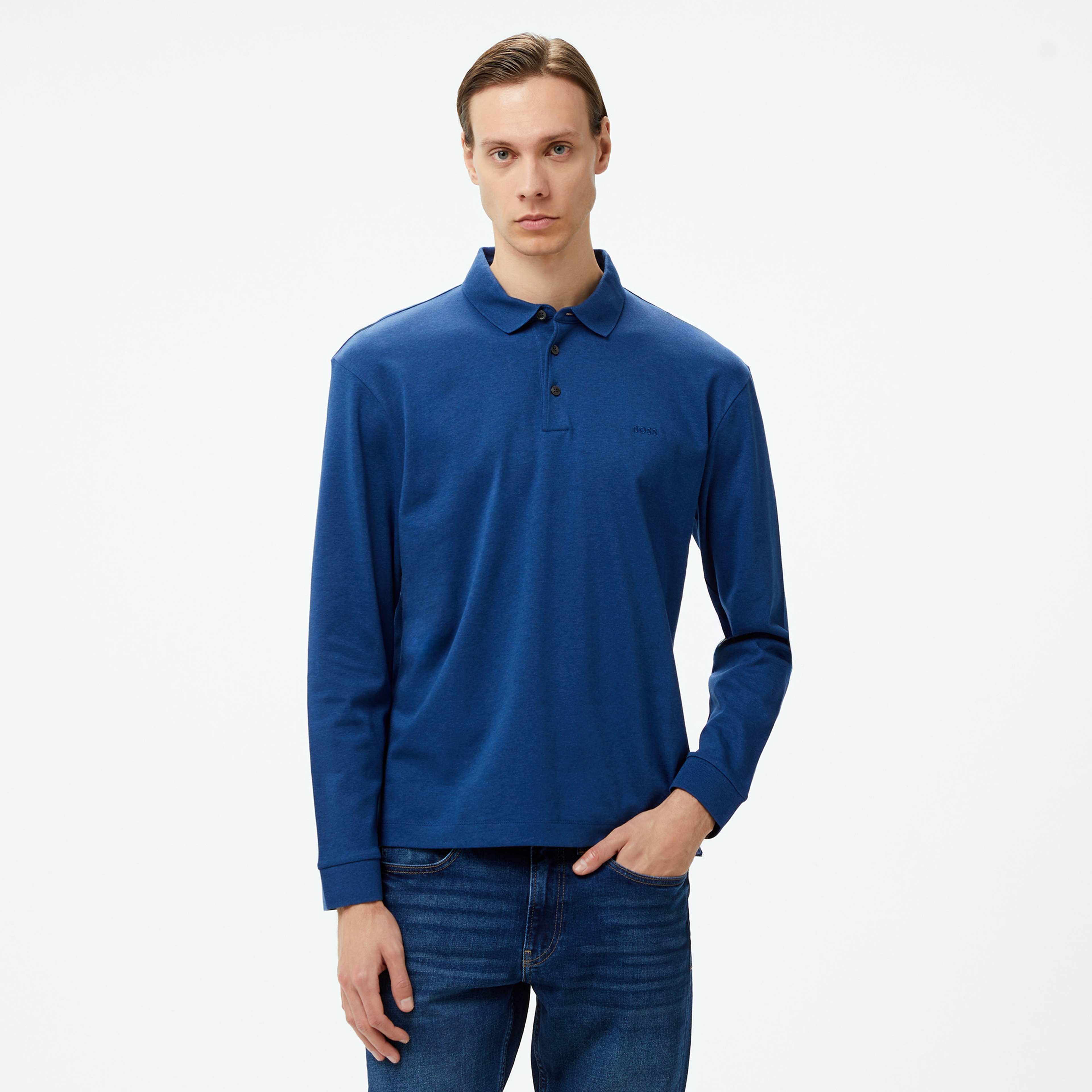 Boss Pado 30 Erkek Mavi Polo