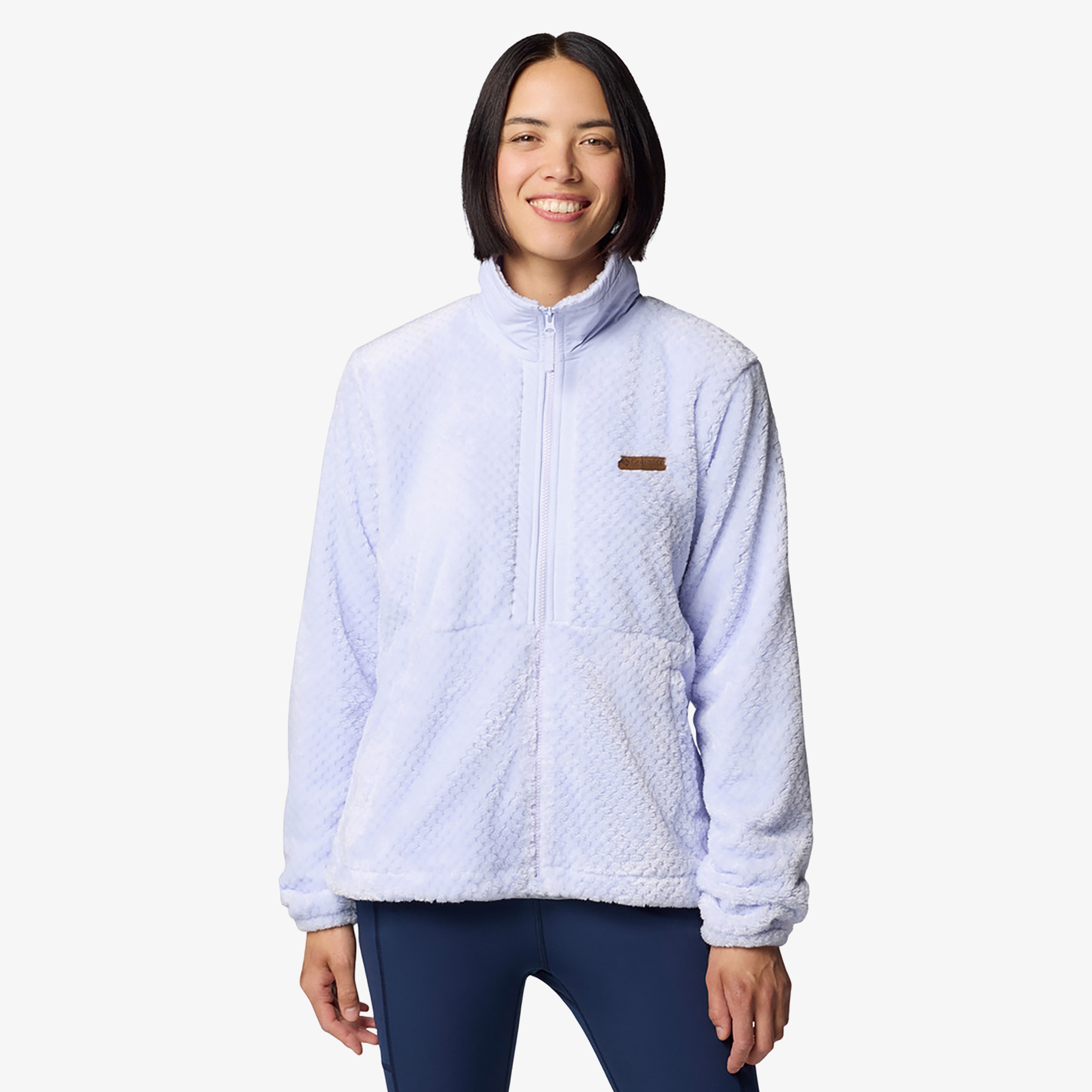 Columbia Fire Side Full Zip Kadın Açık Mor Polar Üst
