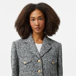 Tommy Hilfiger Boucle Mix Kadın Gri Ceket