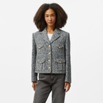 Tommy Hilfiger Boucle Mix Kadın Gri Ceket