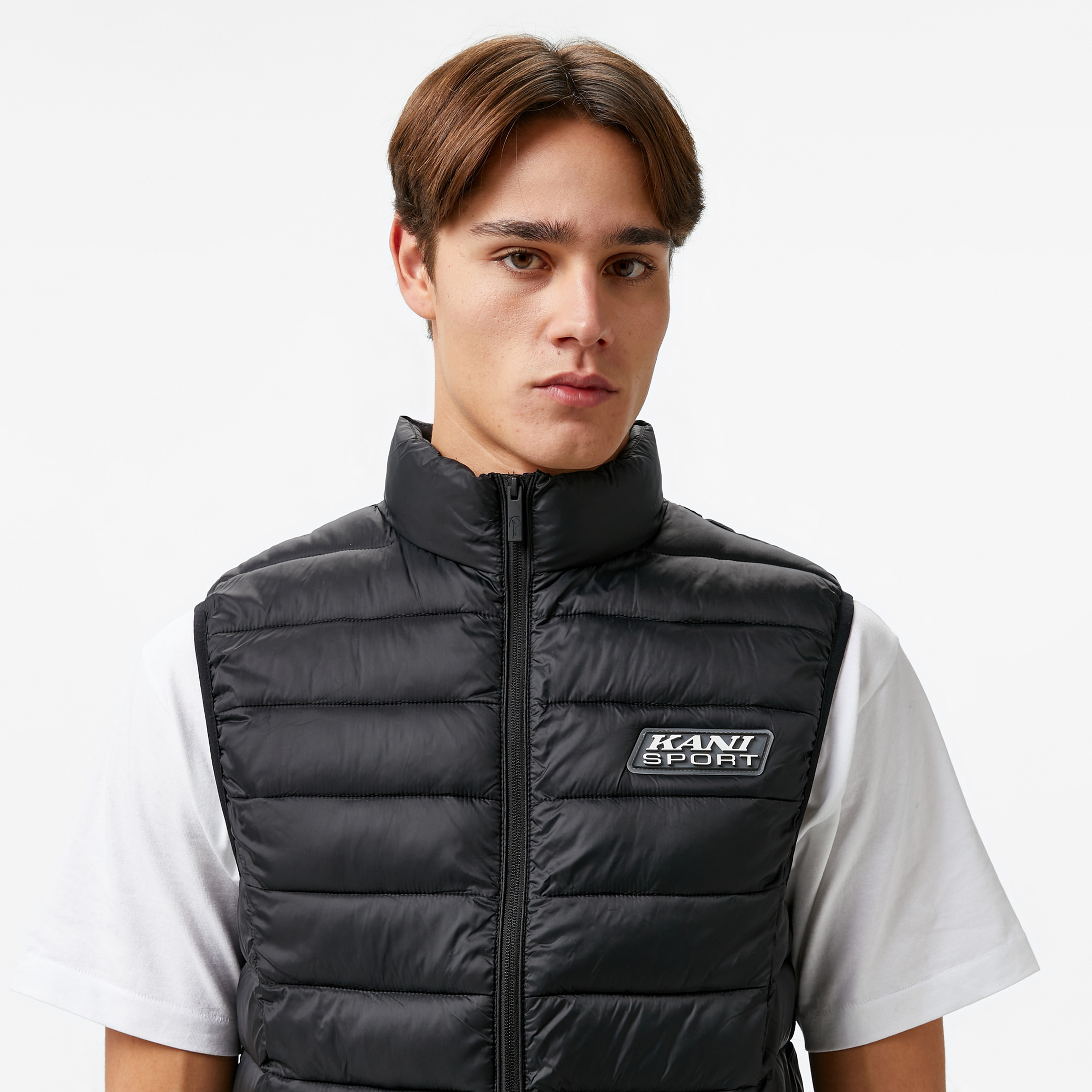 Karl Kani Sport Patch Light Puffer Erkek Siyah Yelek