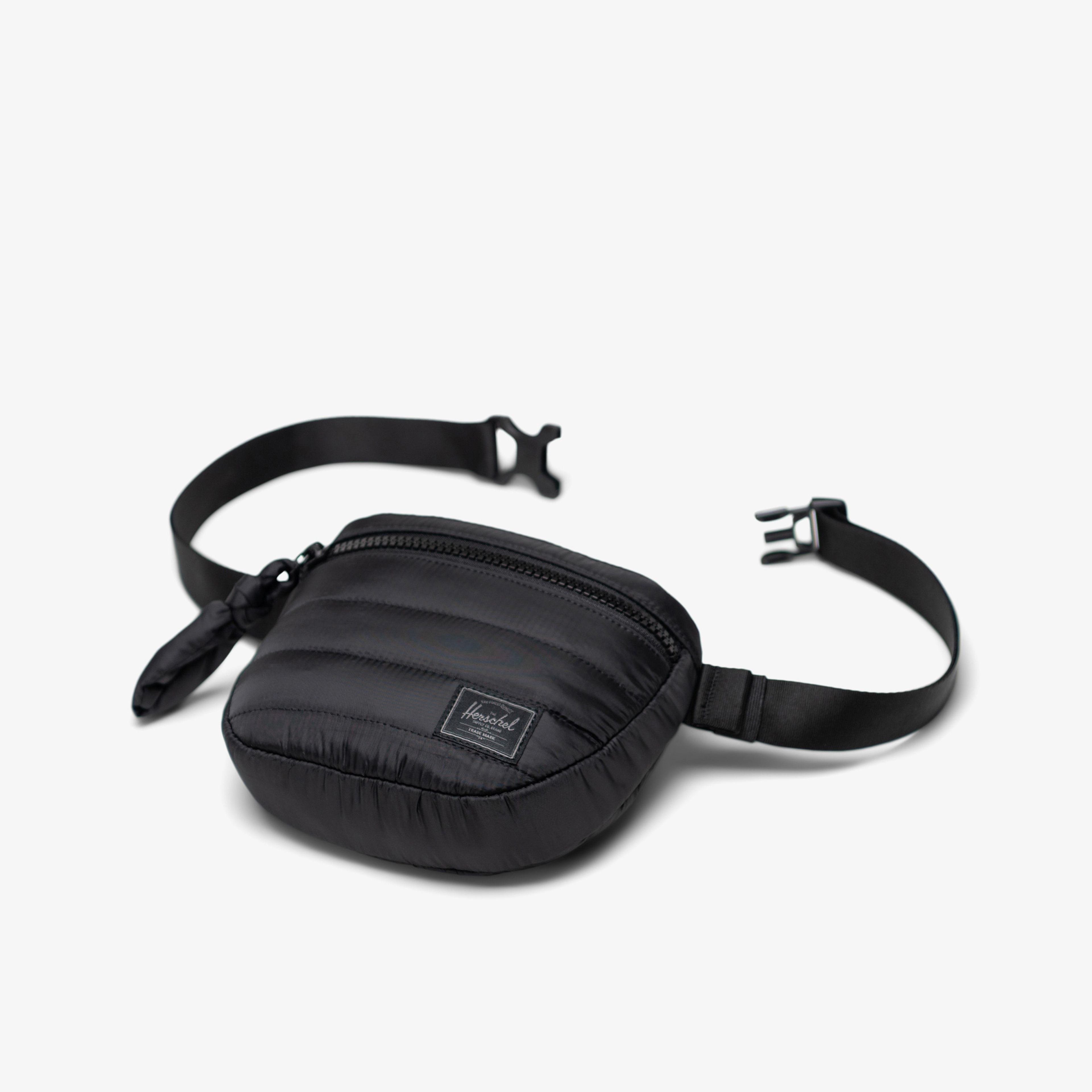 Herschel Settlement Kapitone Unisex Siyah Bel Çantası