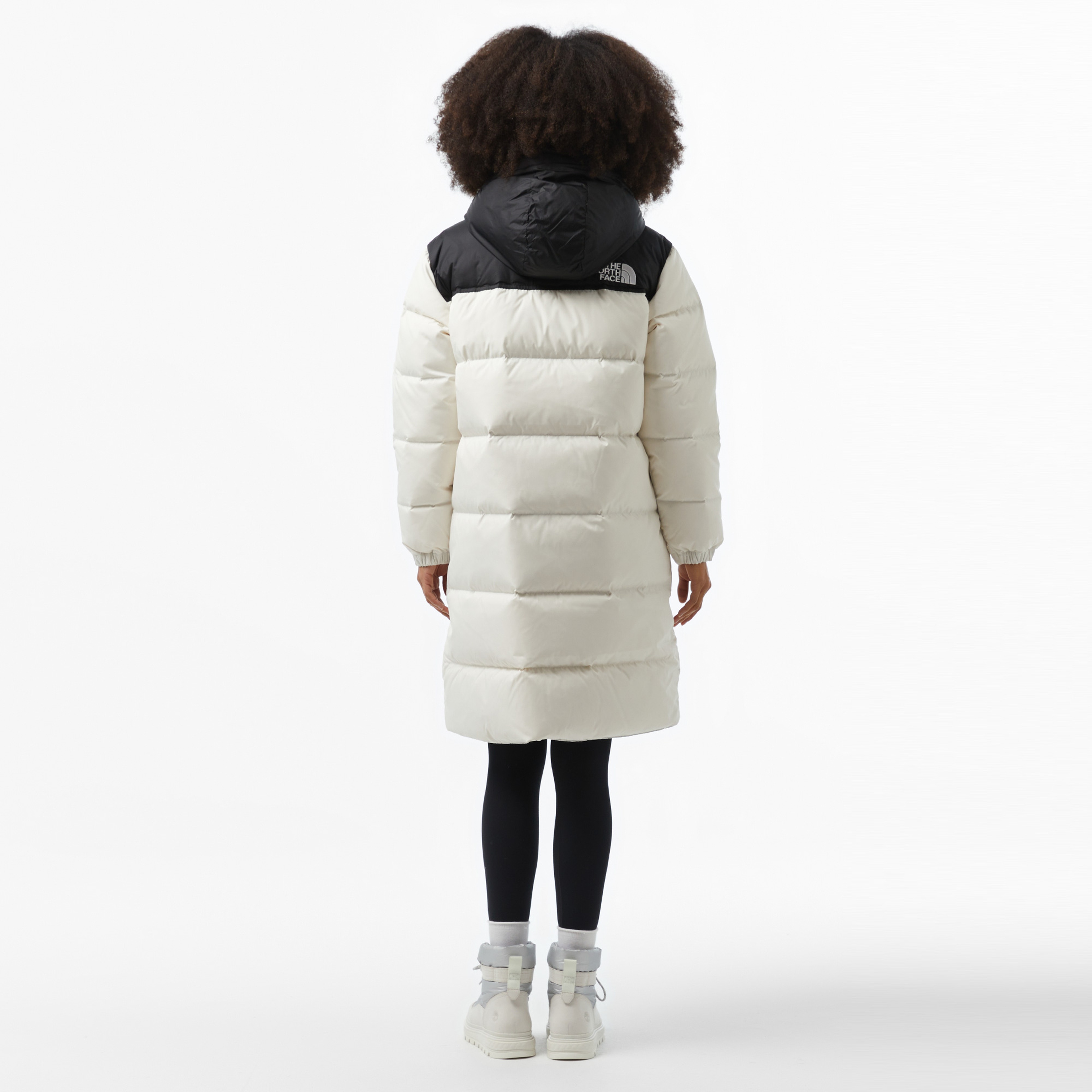 The North Face Nuptse Parka Kadın Beyaz Mont
