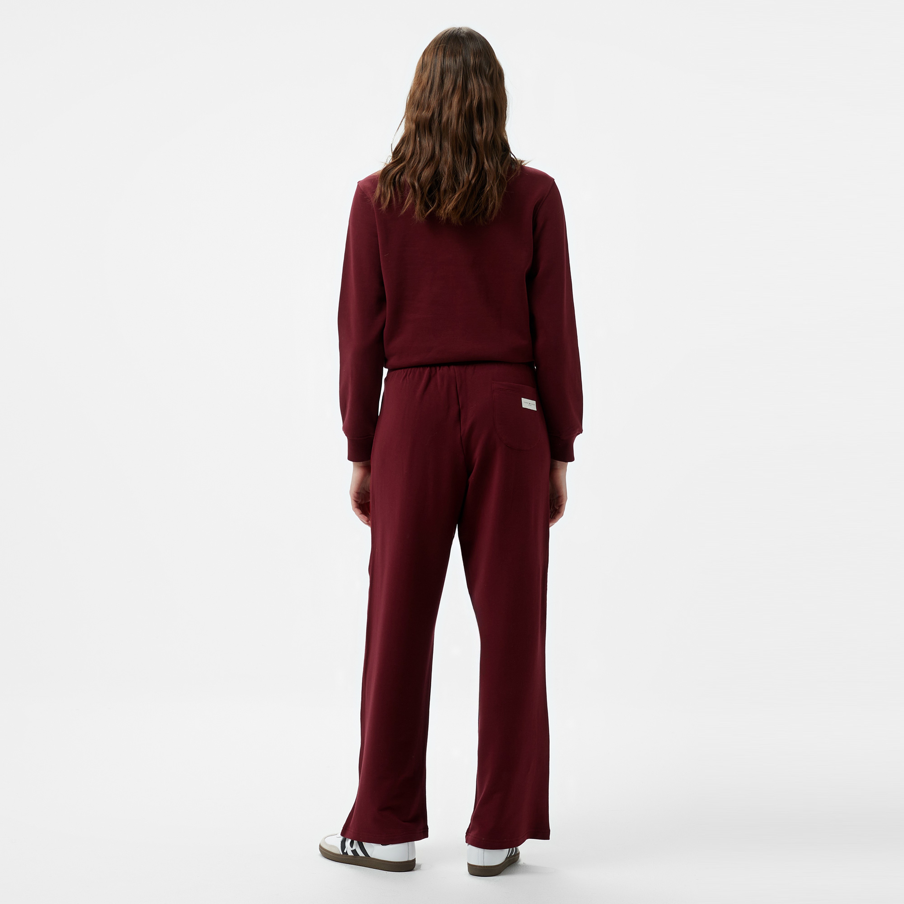 Tommy Hilfiger Modals Kadın Bordo Eşofman Altı