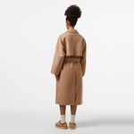 Calvin Klein Wool Long Wrap Kadın Kahverengi Trençkot