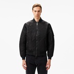 Alpha Industries Camo Quilted Ma-1 Flight Unisex Siyah Ceket