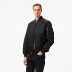Alpha Industries Camo Quilted Ma-1 Flight Unisex Siyah Ceket