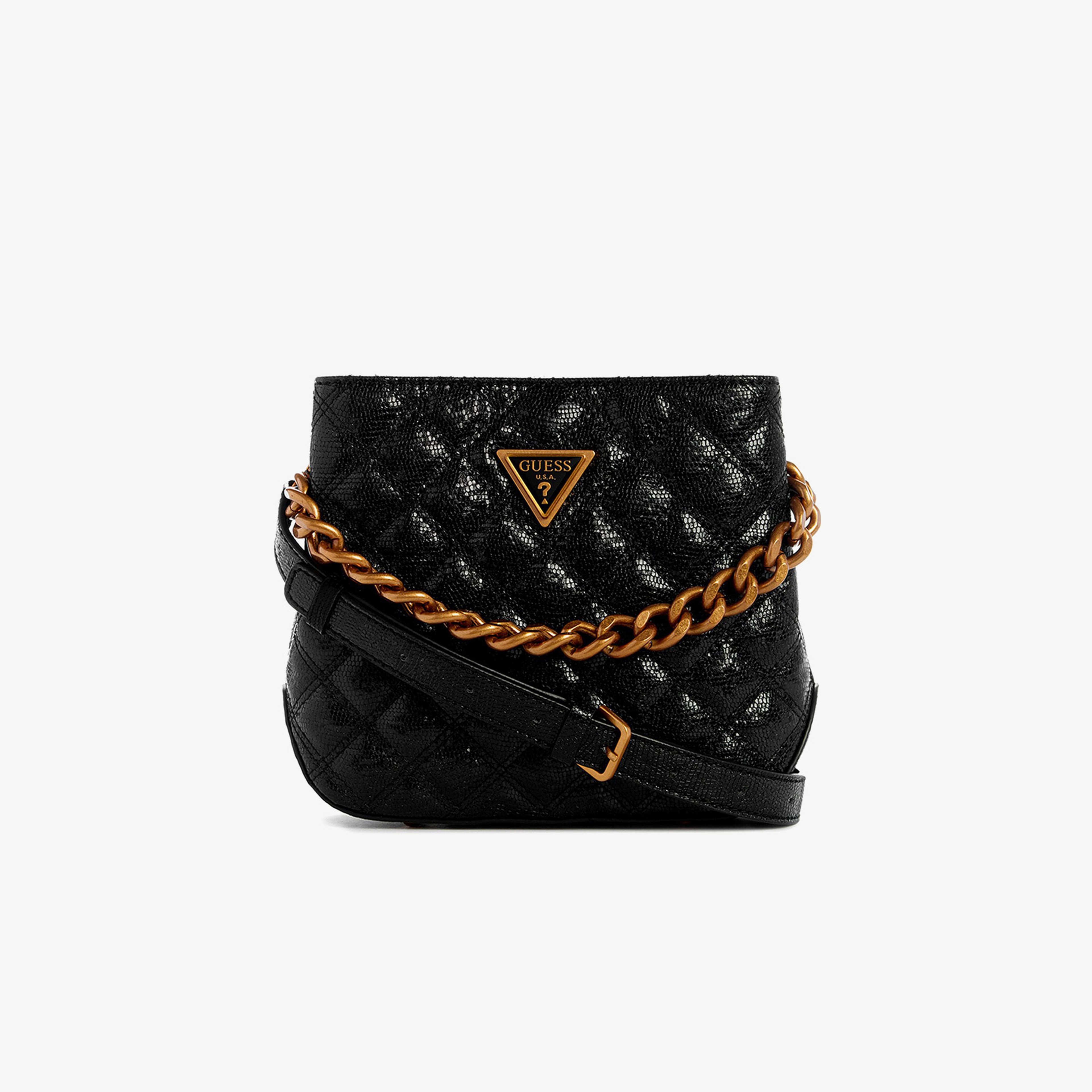 Guess Eire Small Bucket 15010 Kadın Siyah El Çantası