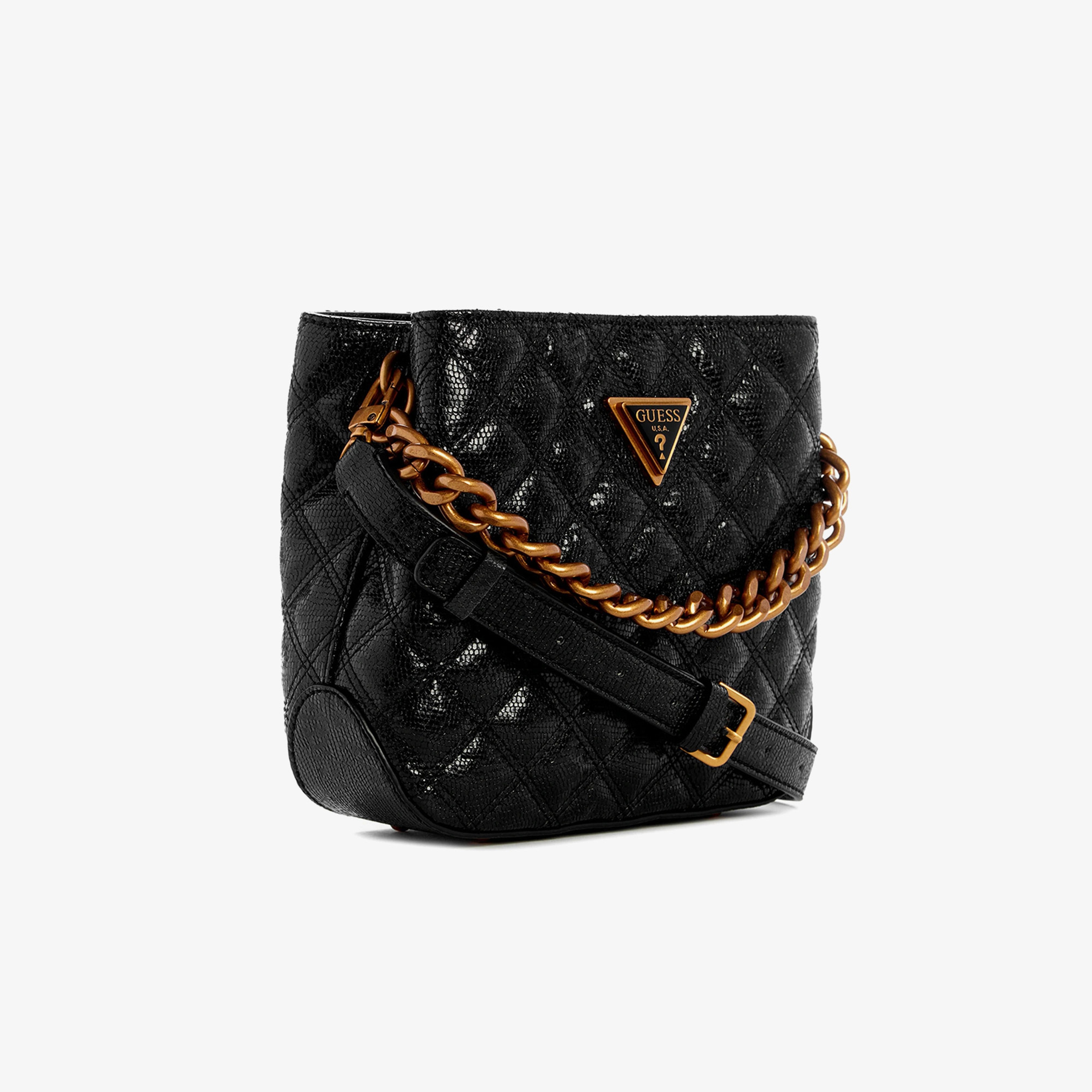 Guess Eire Small Bucket 15010 Kadın Siyah El Çantası